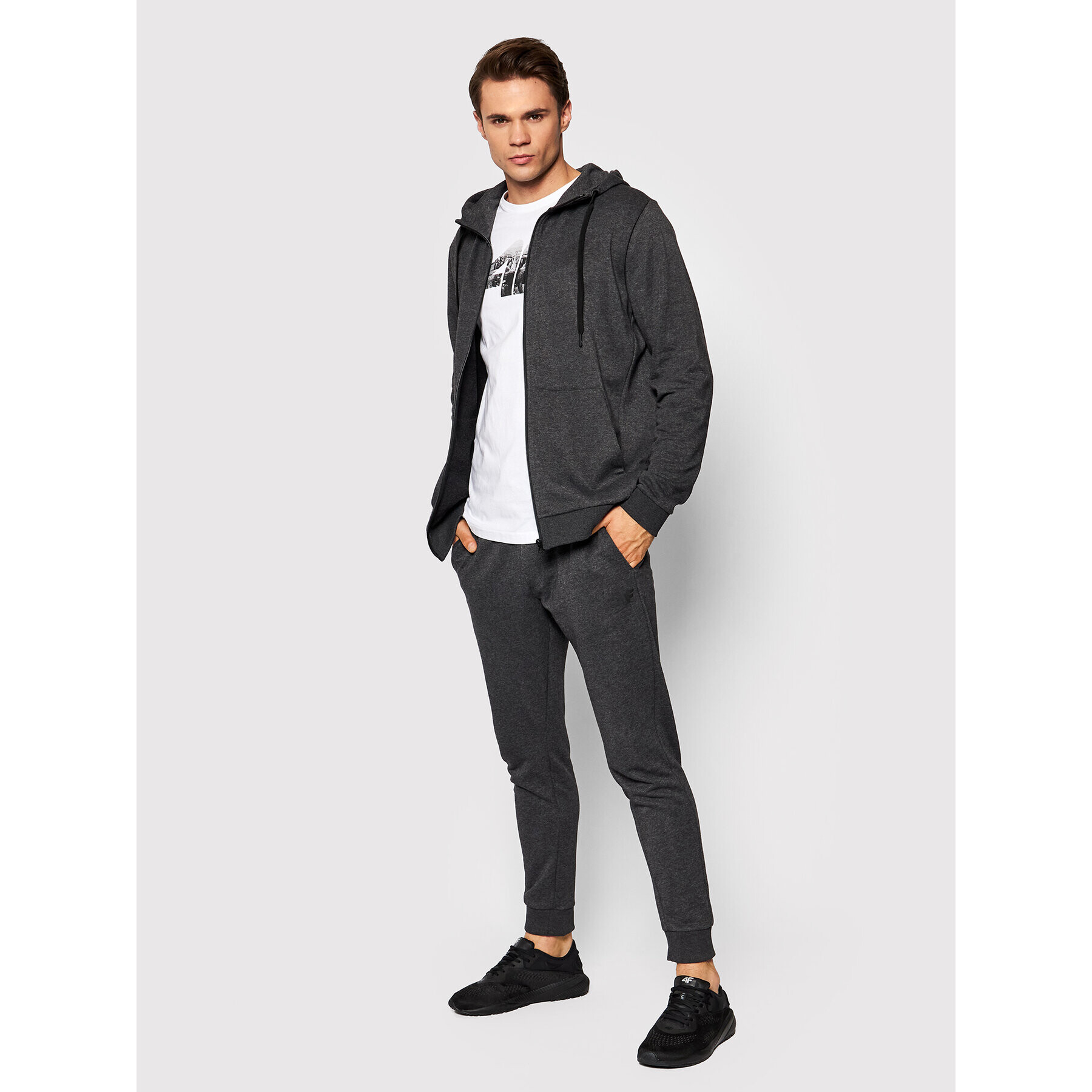 4F Суитшърт NOSH4-BLM353 Сив Regular Fit - Pepit.bg