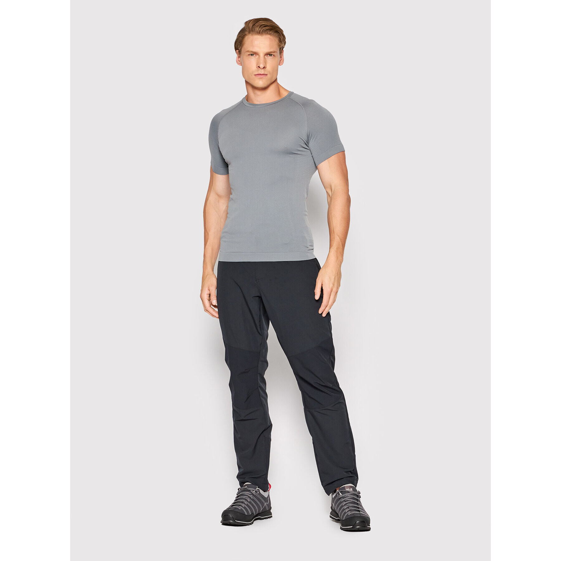 4F Тениска от техническо трико H4L22-TSMF060 Сив Slim Fit - Pepit.bg