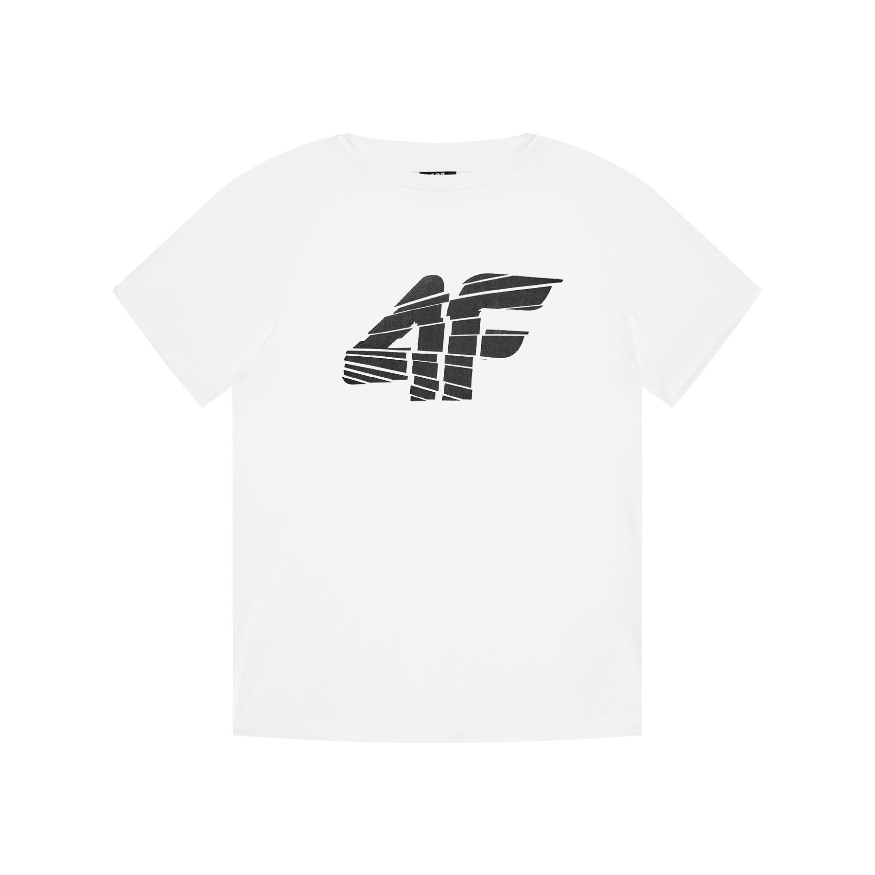 4F Тениска от техническо трико HJL21-JTSM015 Бял Regular Fit - Pepit.bg