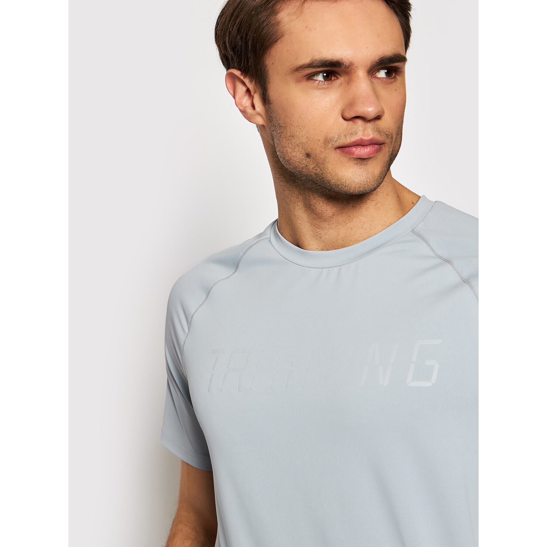 4F Тениска от техническо трико H4Z21-TSMF011 Сив Regular Fit - Pepit.bg