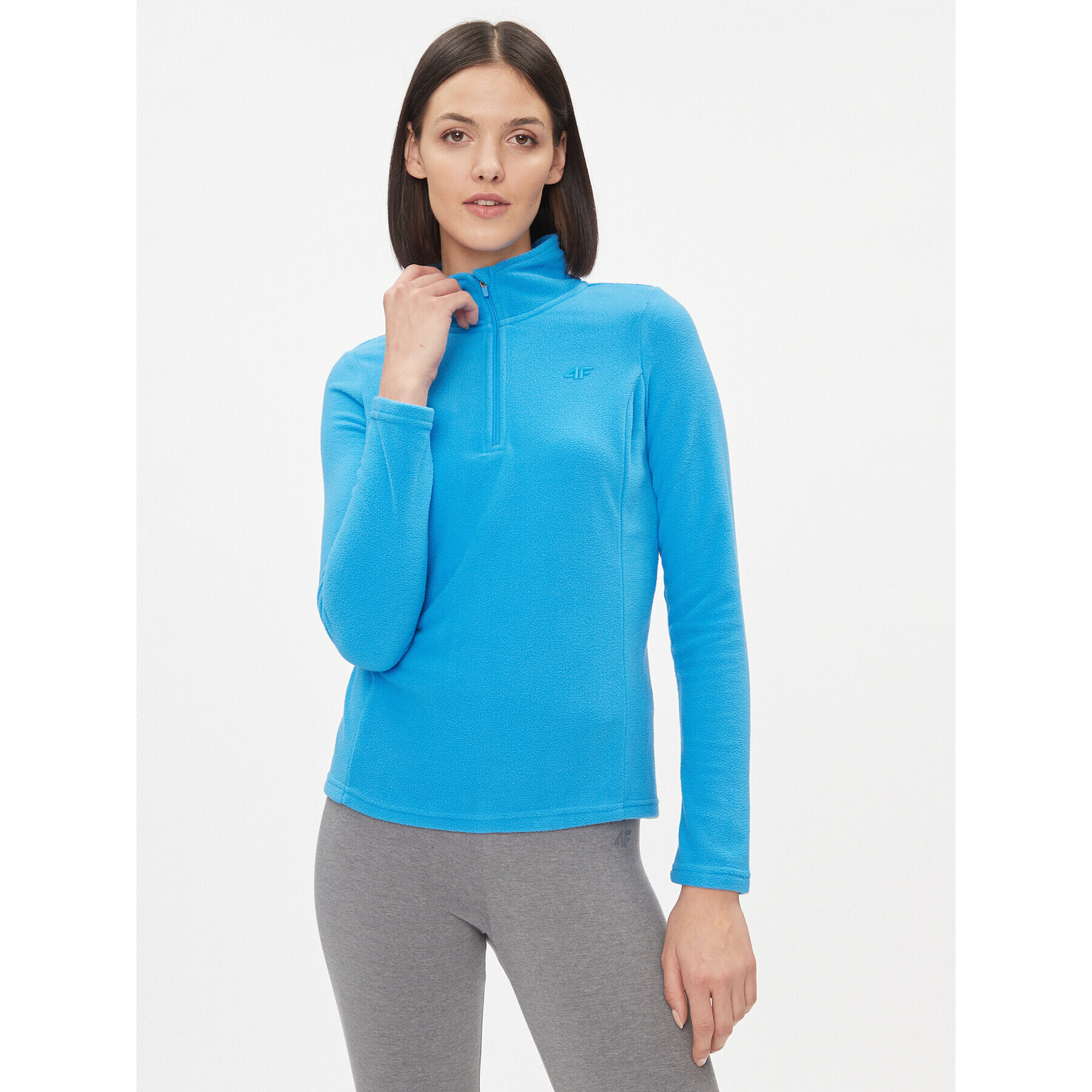 4F Термооблекло горна част AW23UFLEF031 Син Slim Fit - Pepit.bg