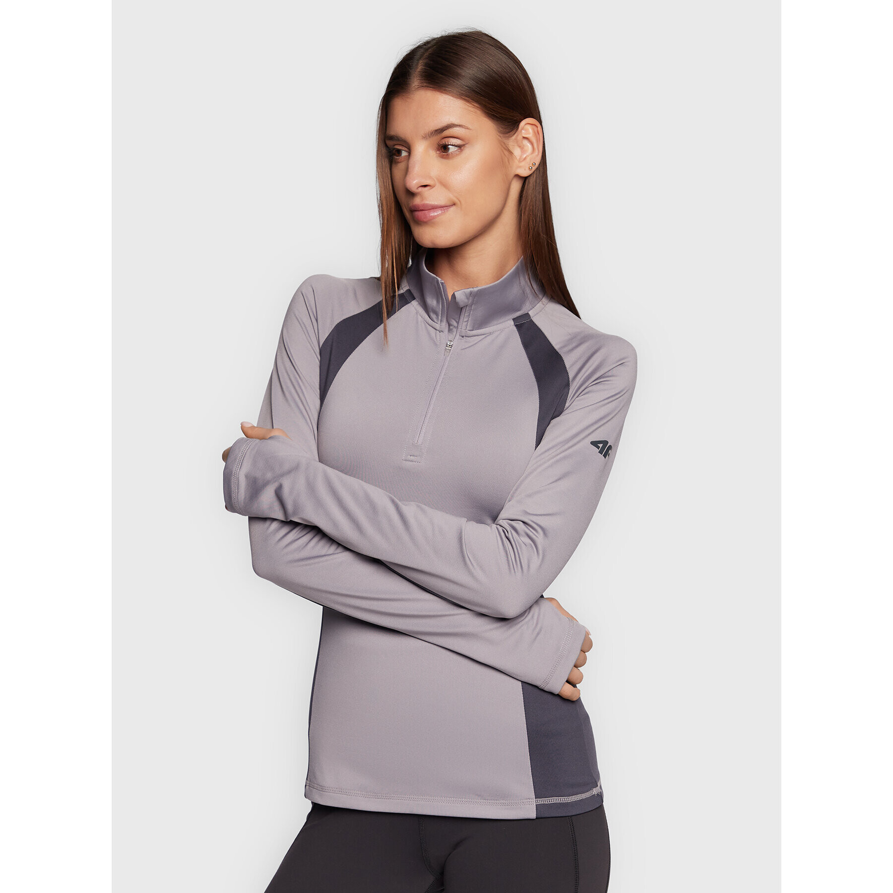4F Термооблекло горна част H4Z22-BIDD031 Сив Slim Fit - Pepit.bg