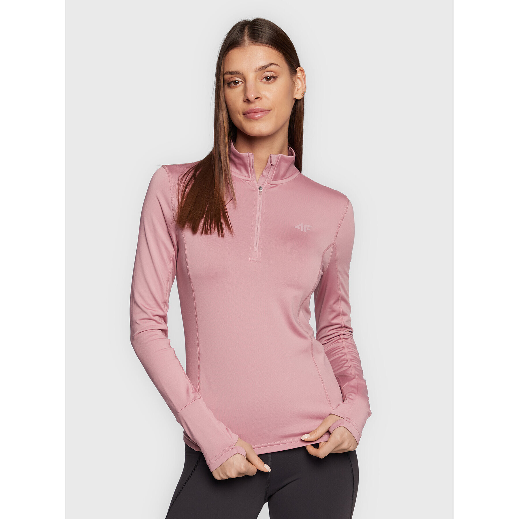 4F Термооблекло горна част H4Z22-BIDD032 Розов Slim Fit - Pepit.bg