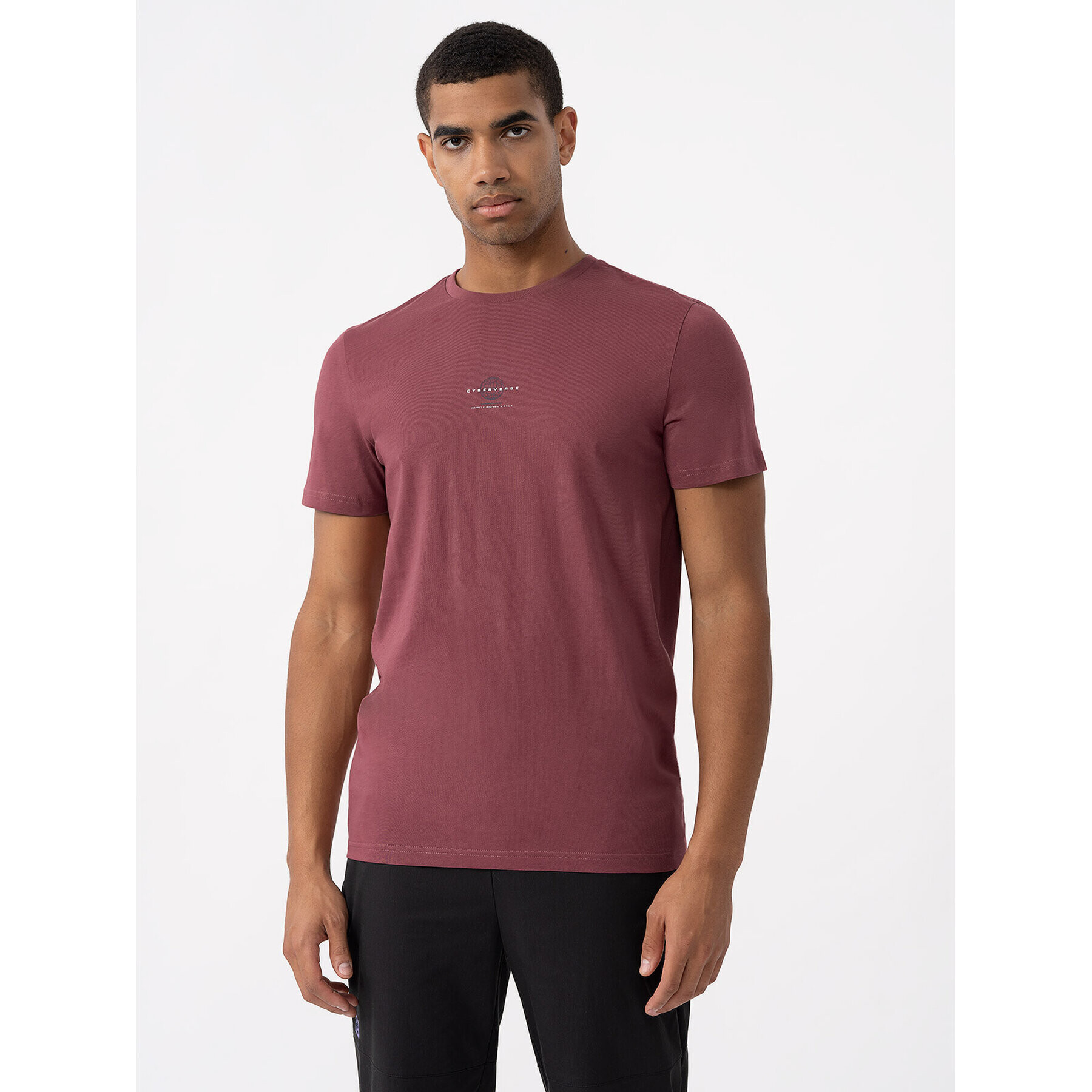 4F Тишърт AW23TTSHM0889 Червен Regular Fit - Pepit.bg