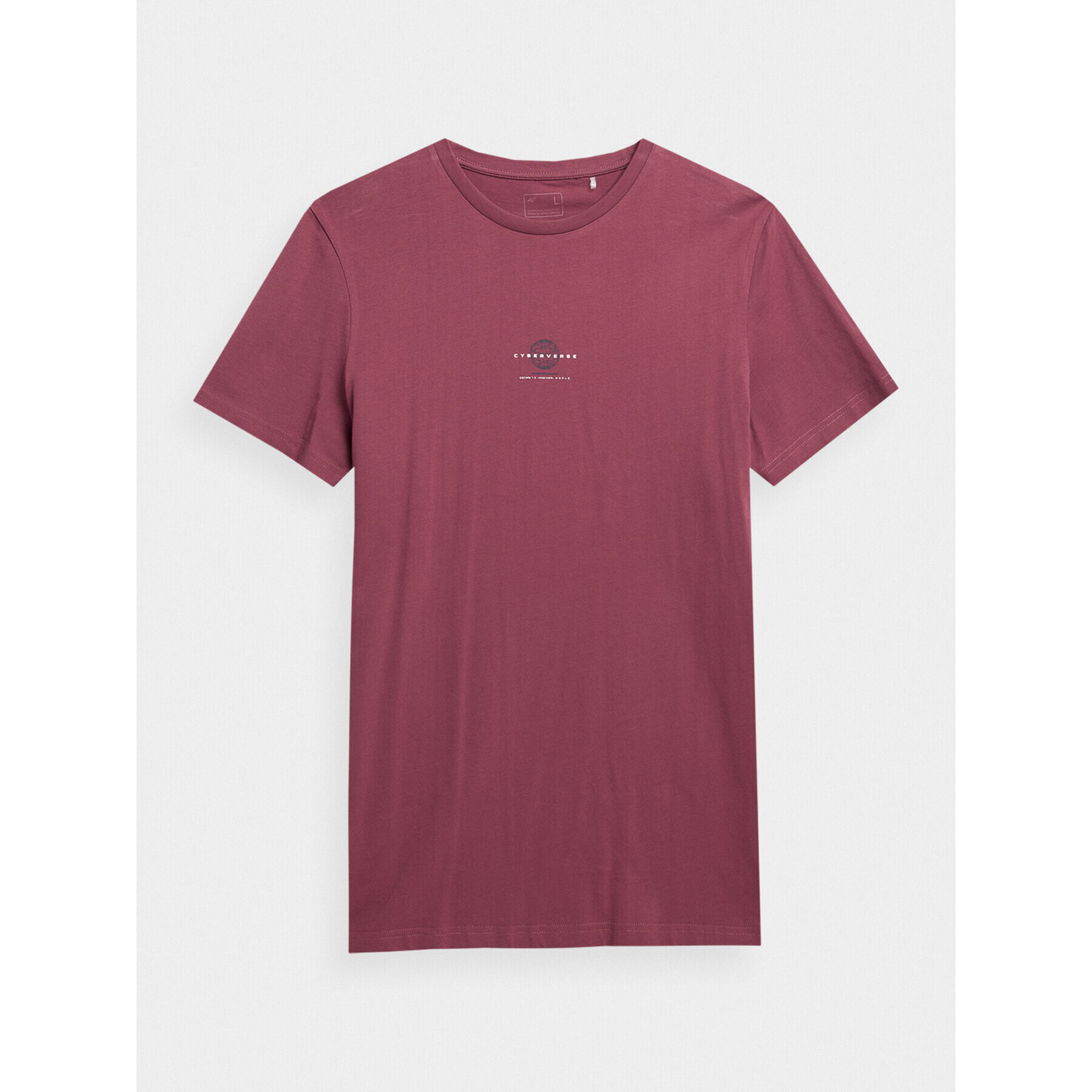 4F Тишърт AW23TTSHM0889 Червен Regular Fit - Pepit.bg