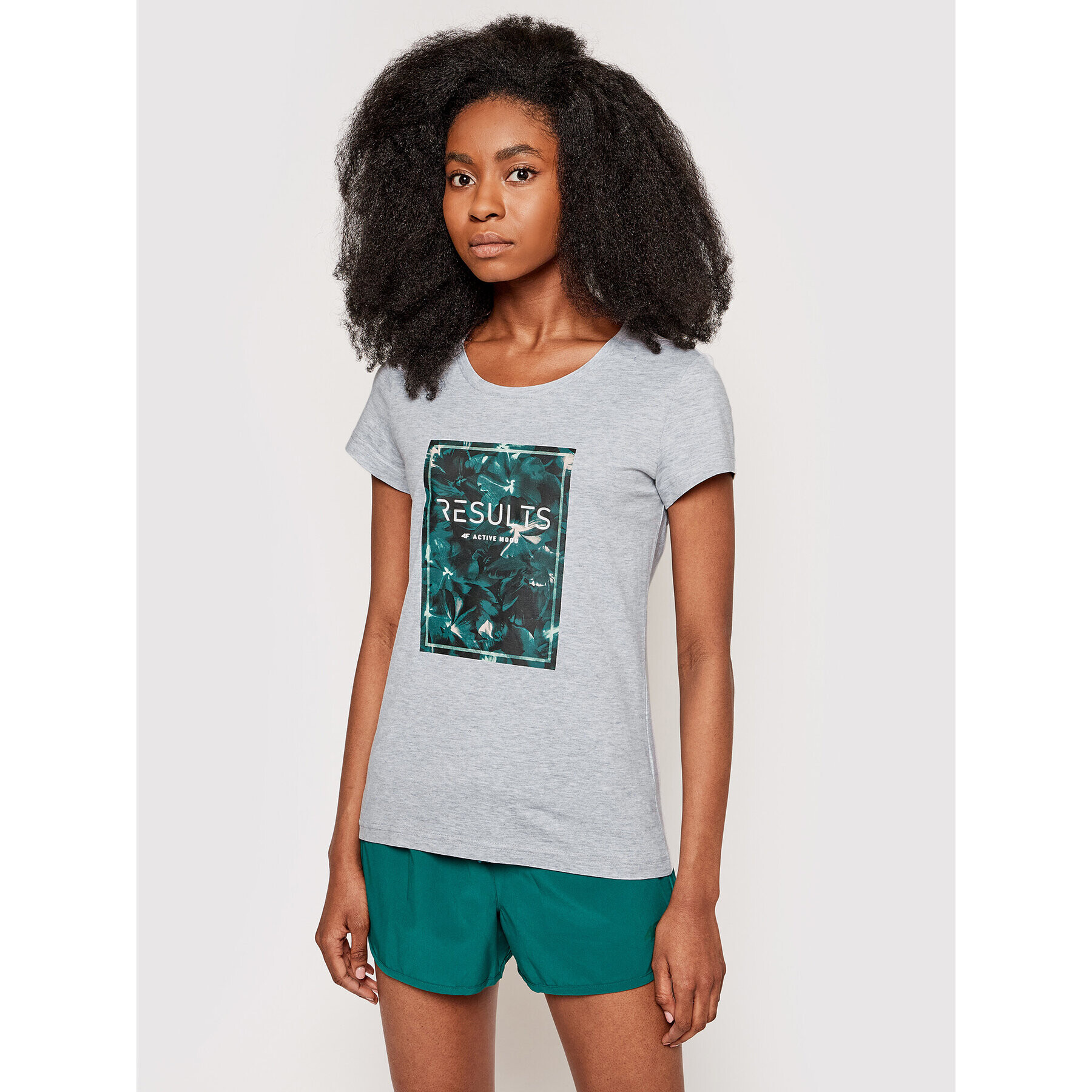 4F Тишърт H4L21-TSD031 Сив Regular Fit - Pepit.bg
