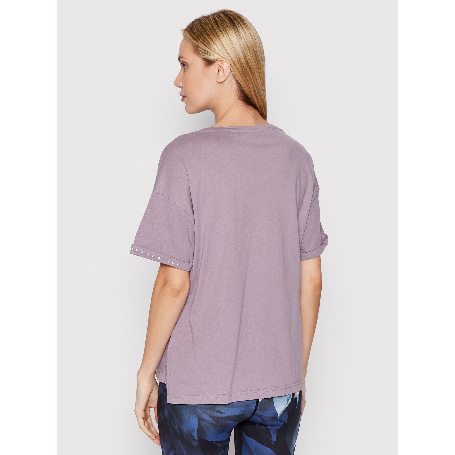 4F Тишърт H4L22-TSD011 Виолетов Regular Fit - Pepit.bg