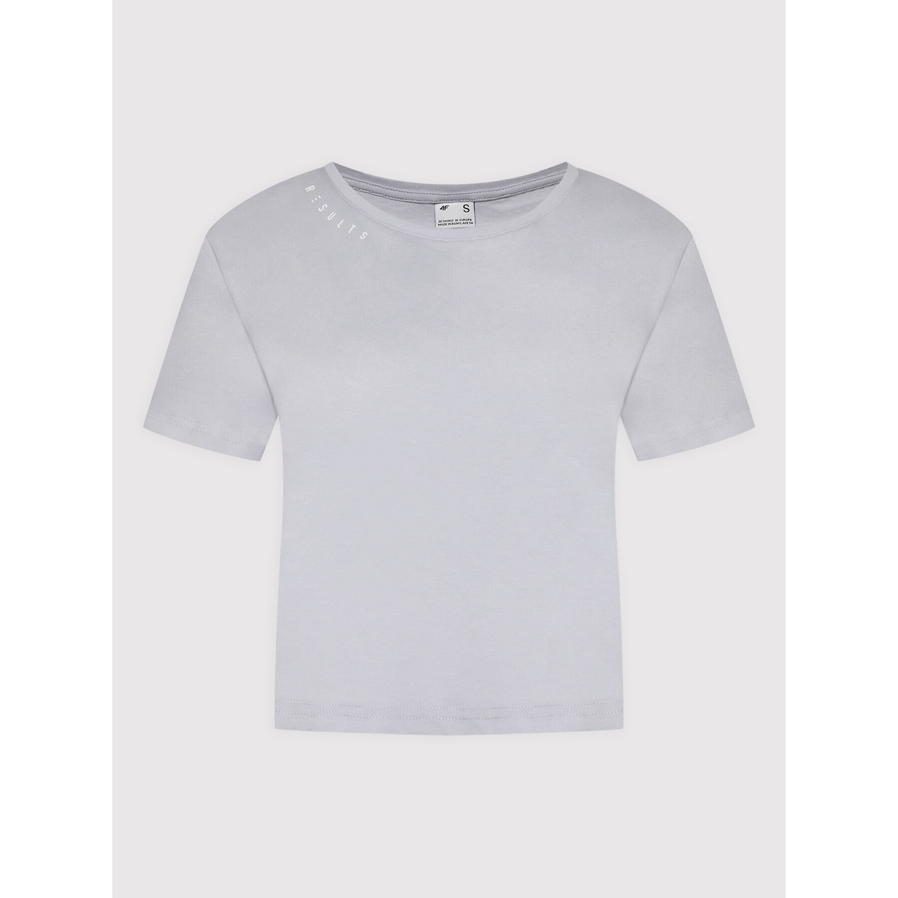 4F Тишърт H4L22-TSD043 Син Boxy Fit - Pepit.bg