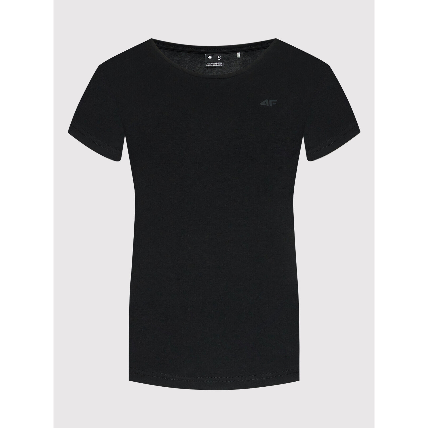 4F Тишърт H4L22-TSD350 Черен Regular Fit - Pepit.bg