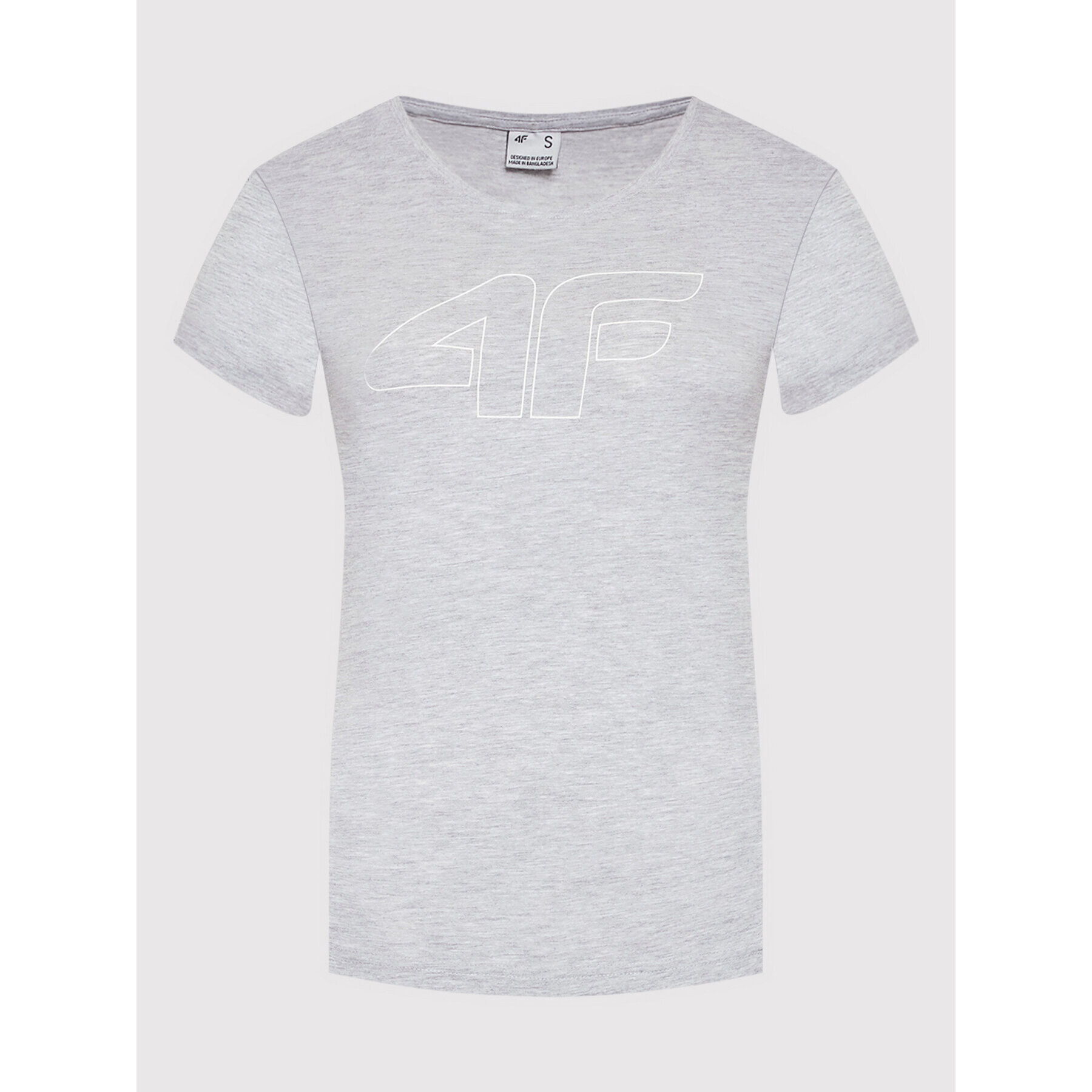 4F Тишърт H4L22-TSD353 Сив Regular Fit - Pepit.bg