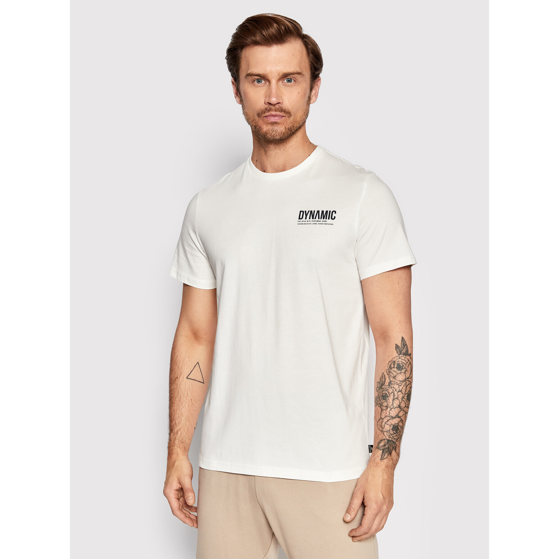 4F Тишърт H4L22-TSM024 Бял Regular Fit - Pepit.bg