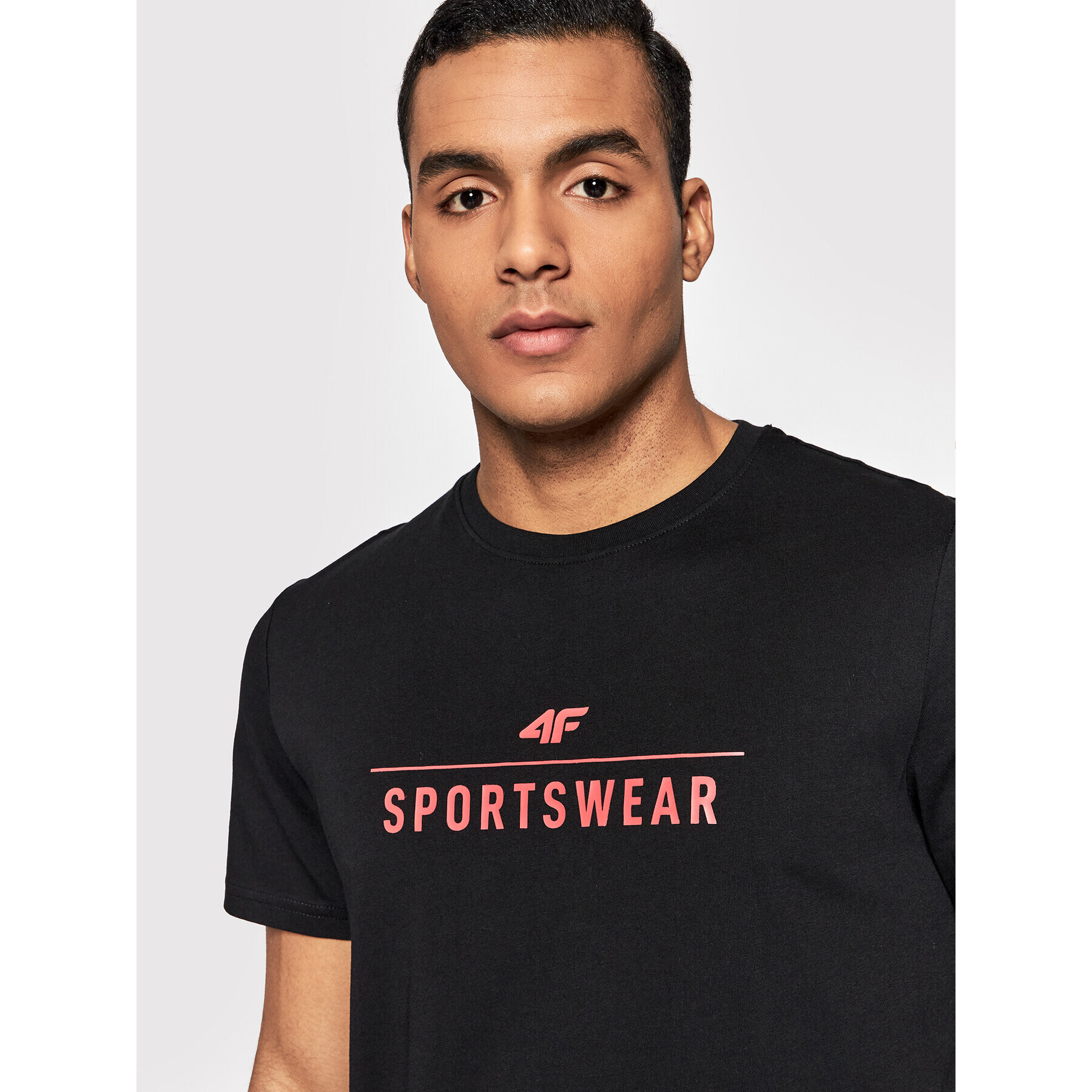 4F Тишърт H4L22-TSM354 Черен Regular Fit - Pepit.bg