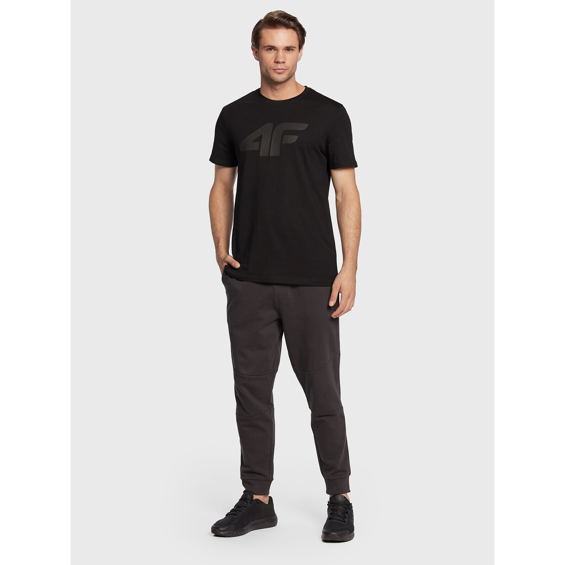 4F Тишърт H4Z22-TSM353 Черен Regular Fit - Pepit.bg