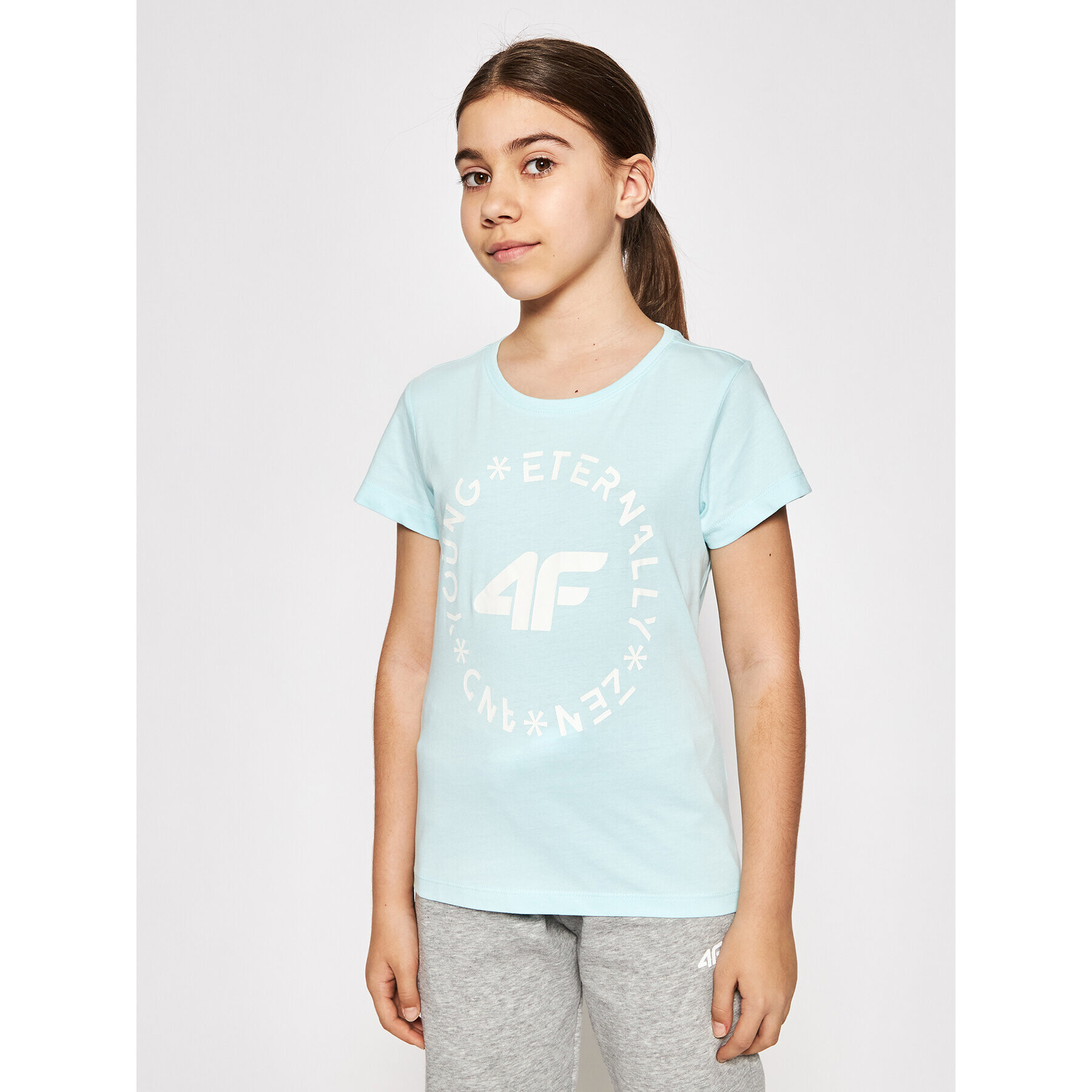 4F Тишърт HJL21-JTSD005B Син Regular Fit - Pepit.bg