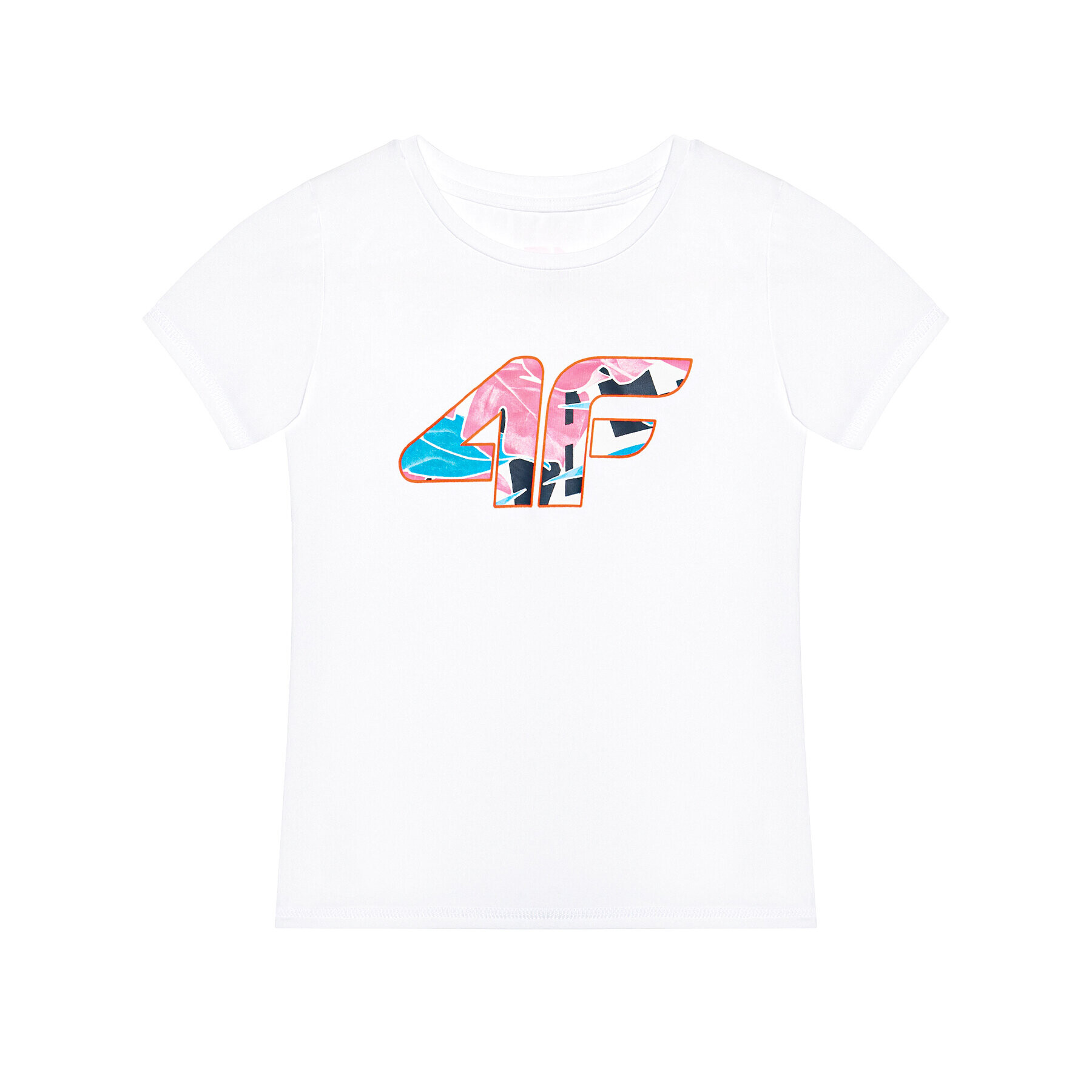 4F Тишърт HJL21-JTSD015 Бял Regular Fit - Pepit.bg