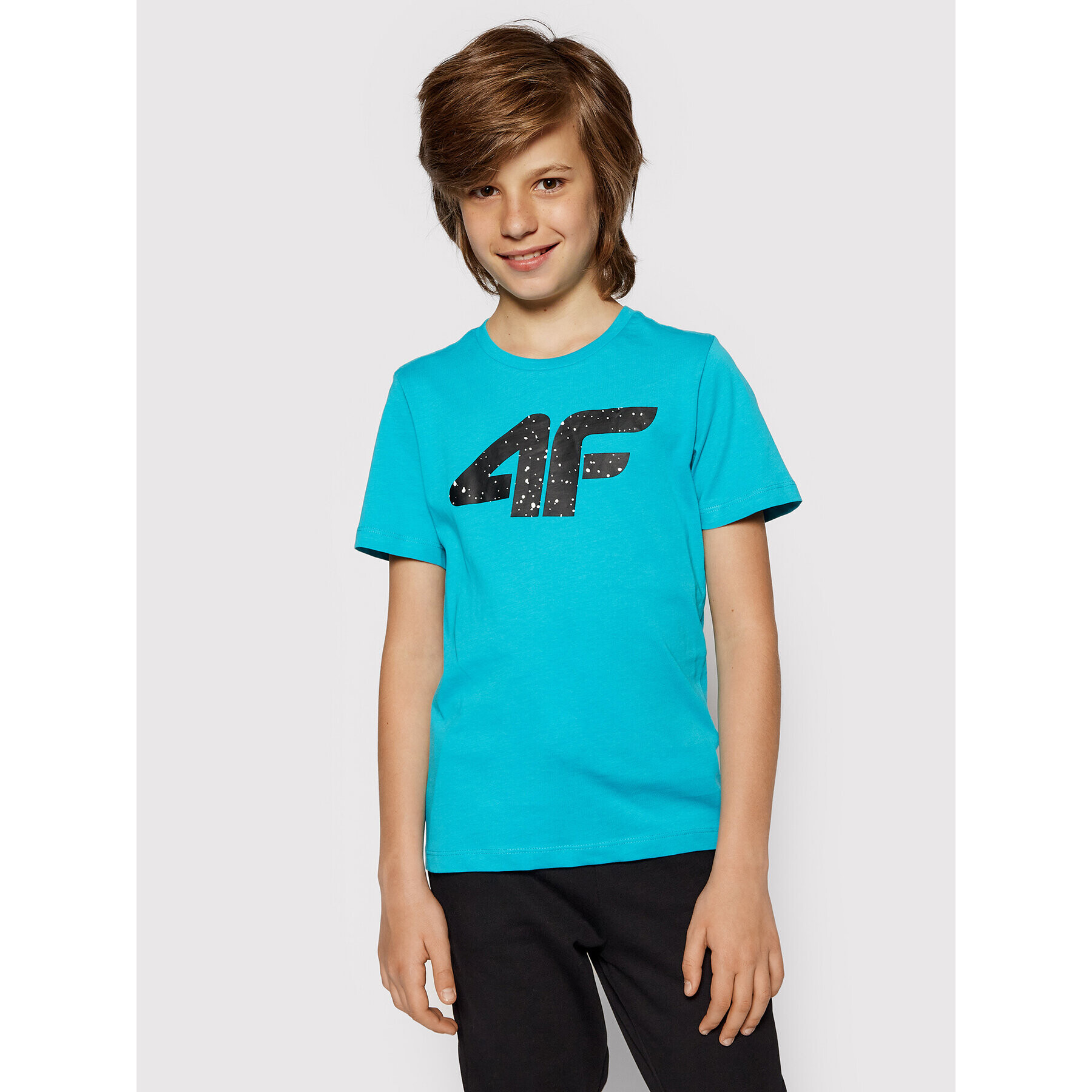 4F Тишърт HJL21-JTSM010 Син Regular Fit - Pepit.bg