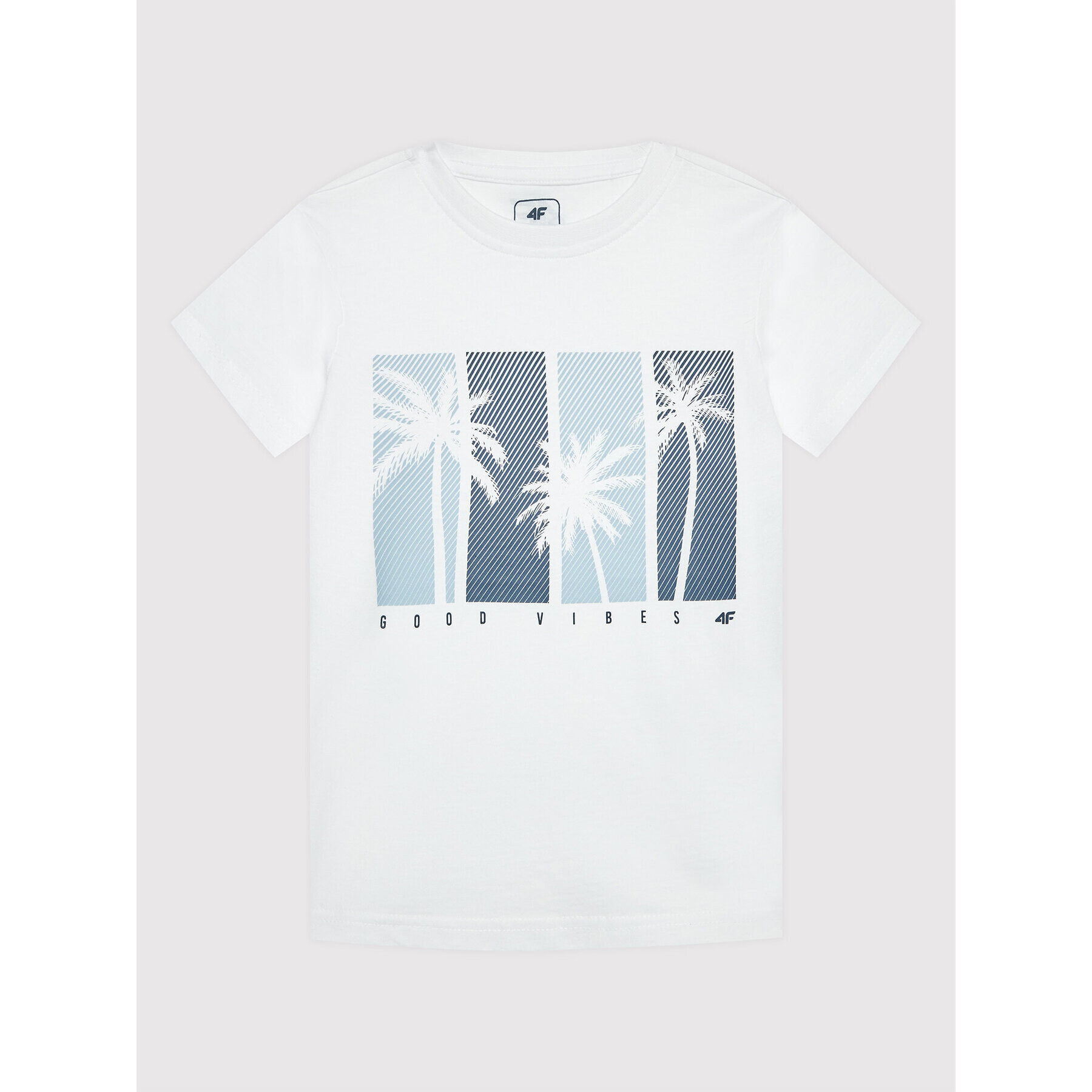 4F Тишърт HJL22-JTSM015 Бял Regular Fit - Pepit.bg