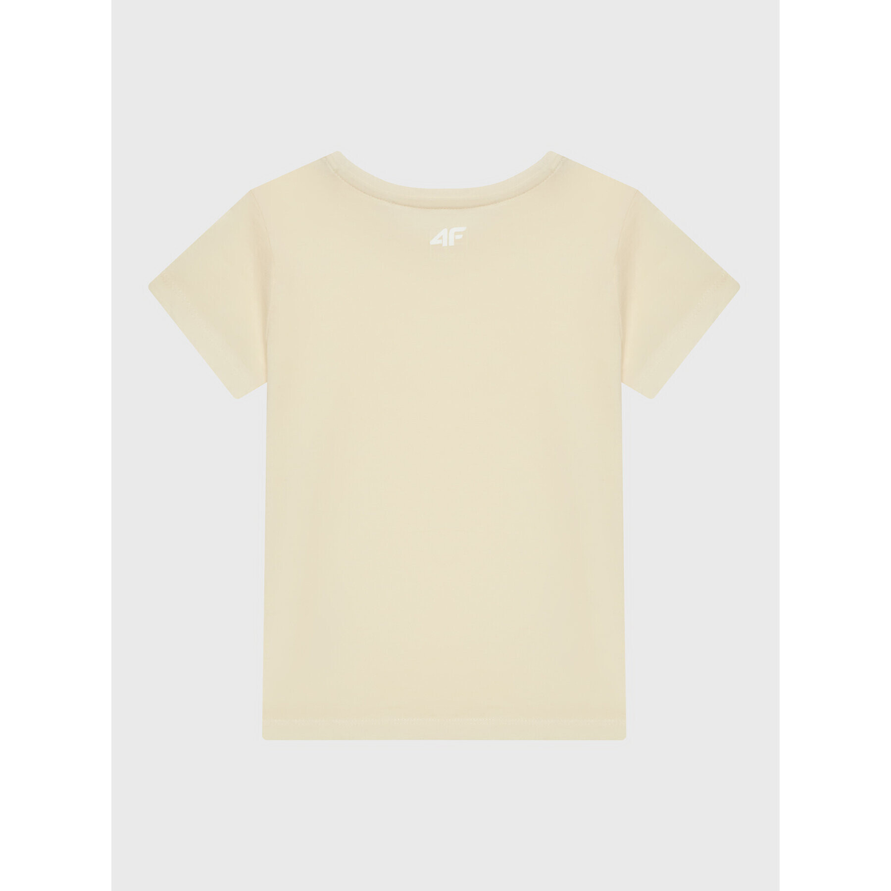 4F Тишърт HJZ22-JTSD002 Бежов Regular Fit - Pepit.bg