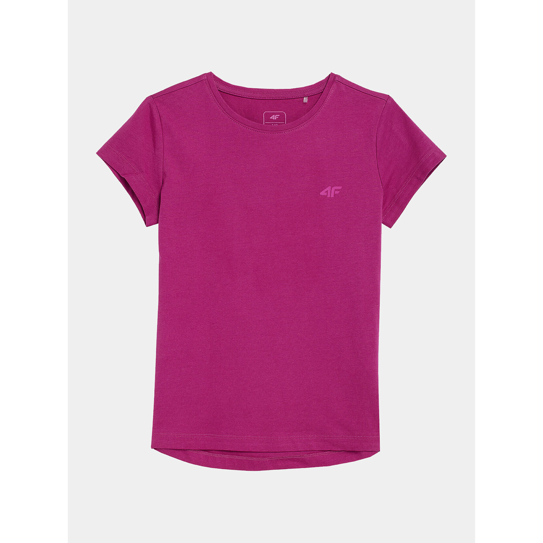 4F Тишърт JAW23TTSHF0816 Розов Regular Fit - Pepit.bg