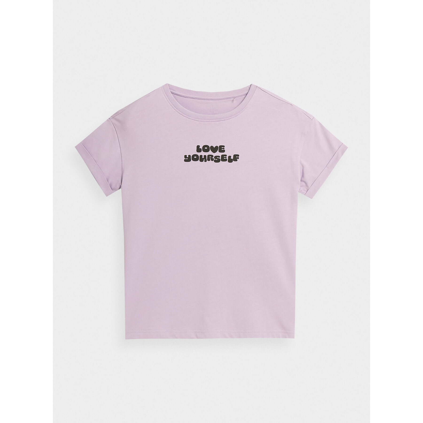 4F Тишърт JAW23TTSHF0825 Виолетов Regular Fit - Pepit.bg
