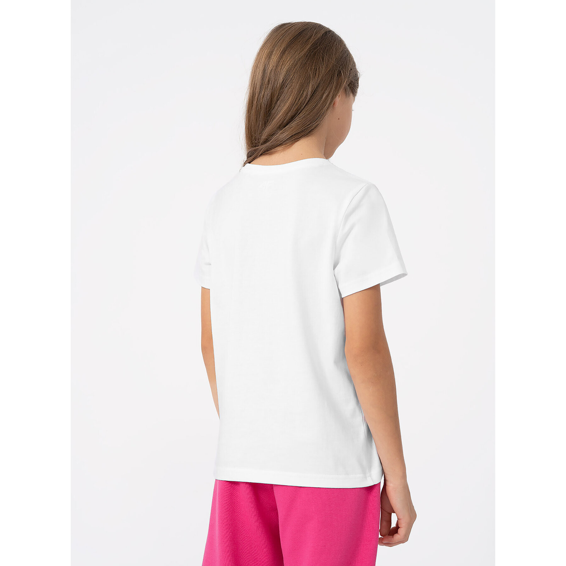 4F Тишърт JAW23TTSHF0826 Бял Regular Fit - Pepit.bg