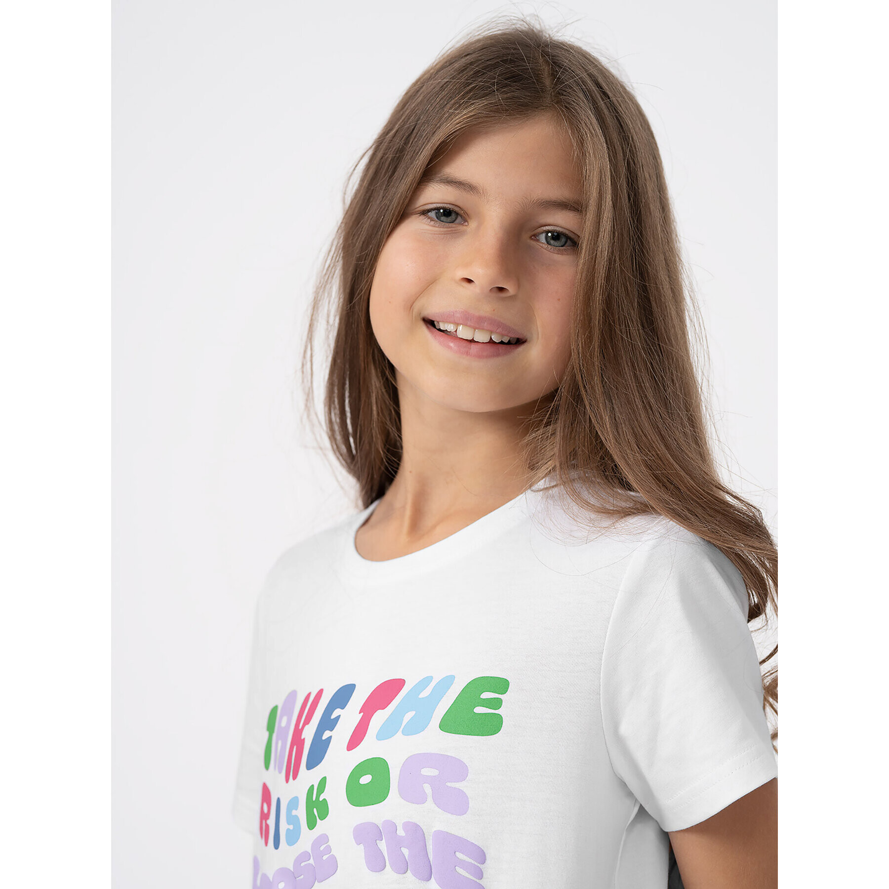 4F Тишърт JAW23TTSHF0826 Бял Regular Fit - Pepit.bg