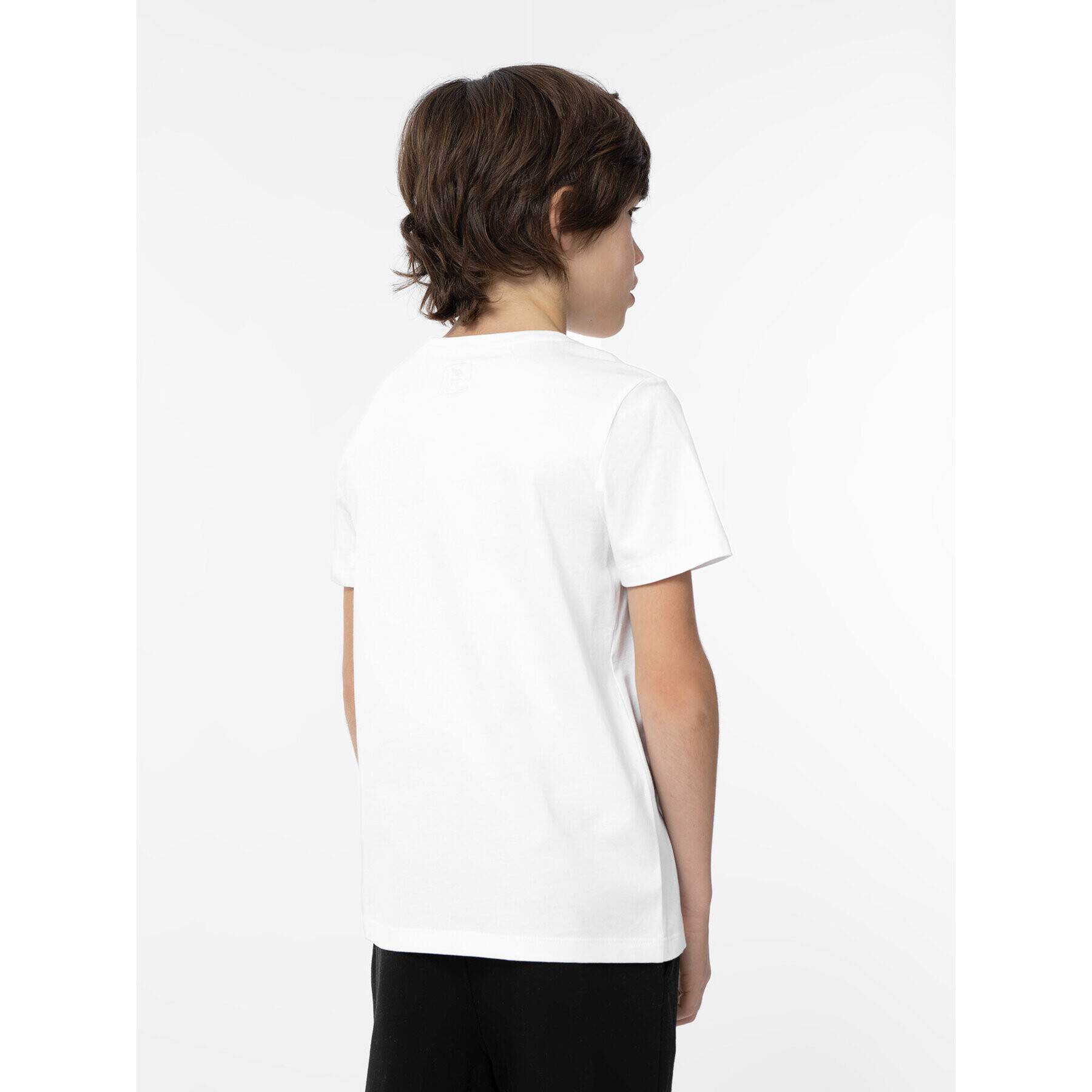4F Тишърт JAW23TTSHM0795 Бял Regular Fit - Pepit.bg