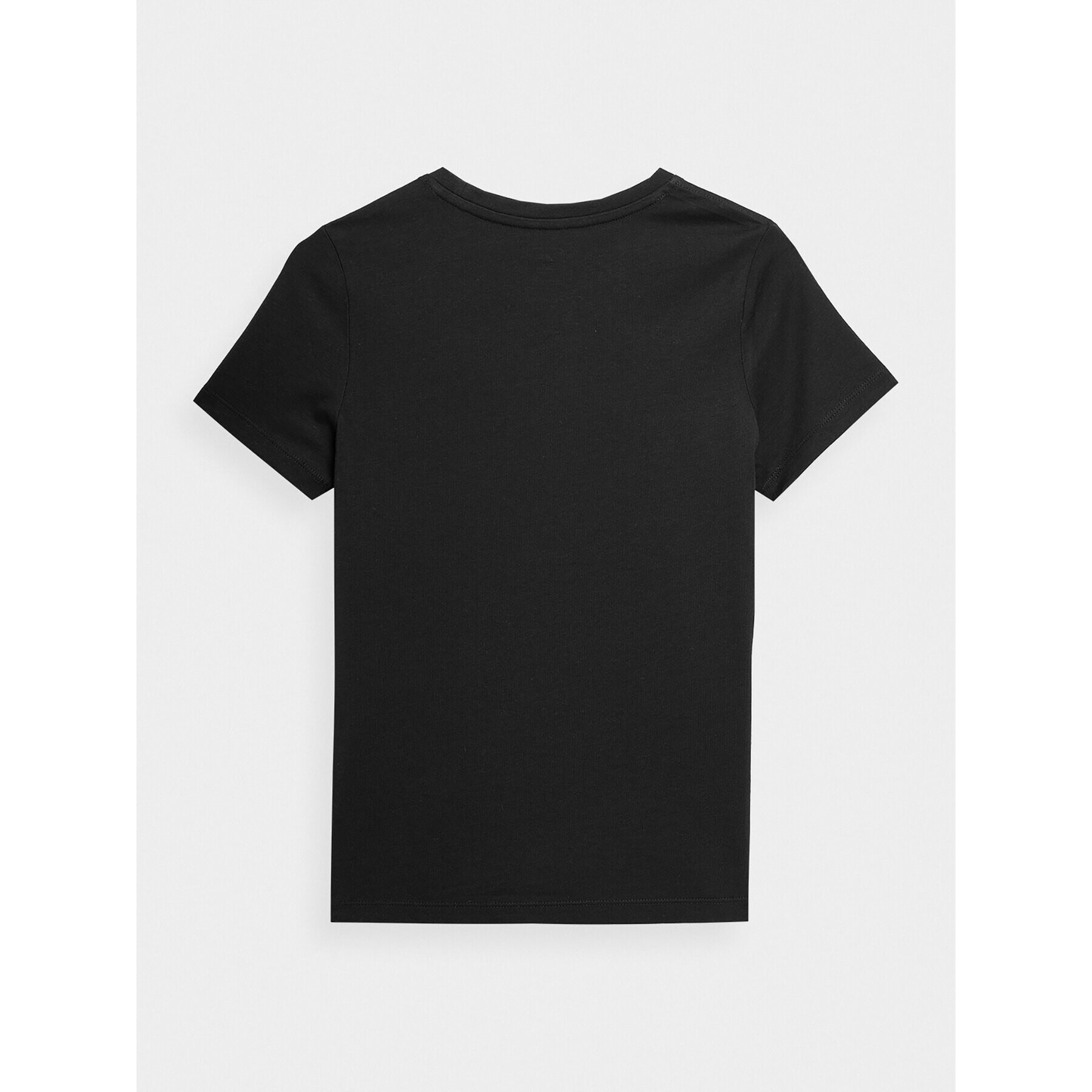 4F Тишърт JAW23TTSHM0795 Черен Regular Fit - Pepit.bg