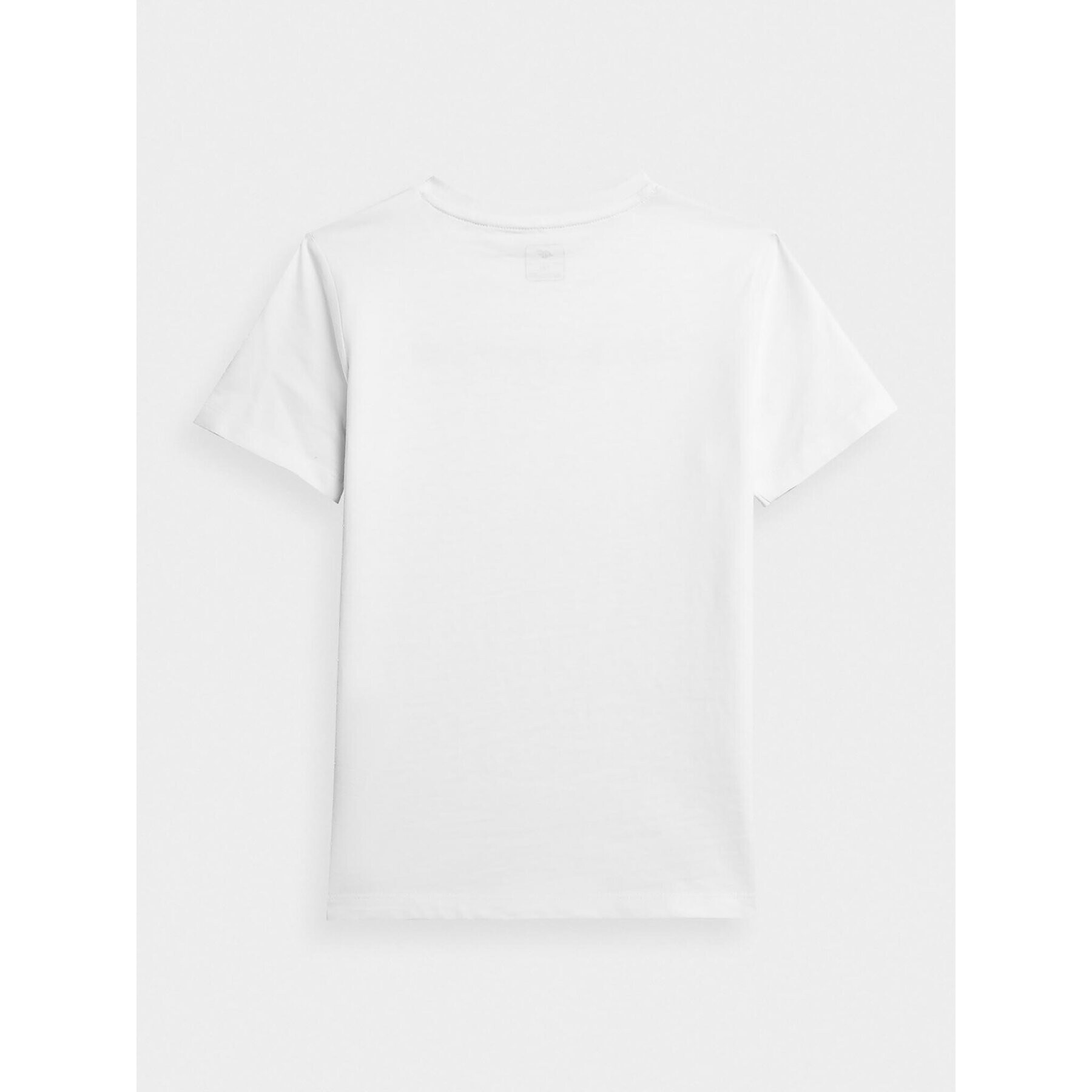 4F Тишърт JAW23TTSHM0797 Бял Regular Fit - Pepit.bg