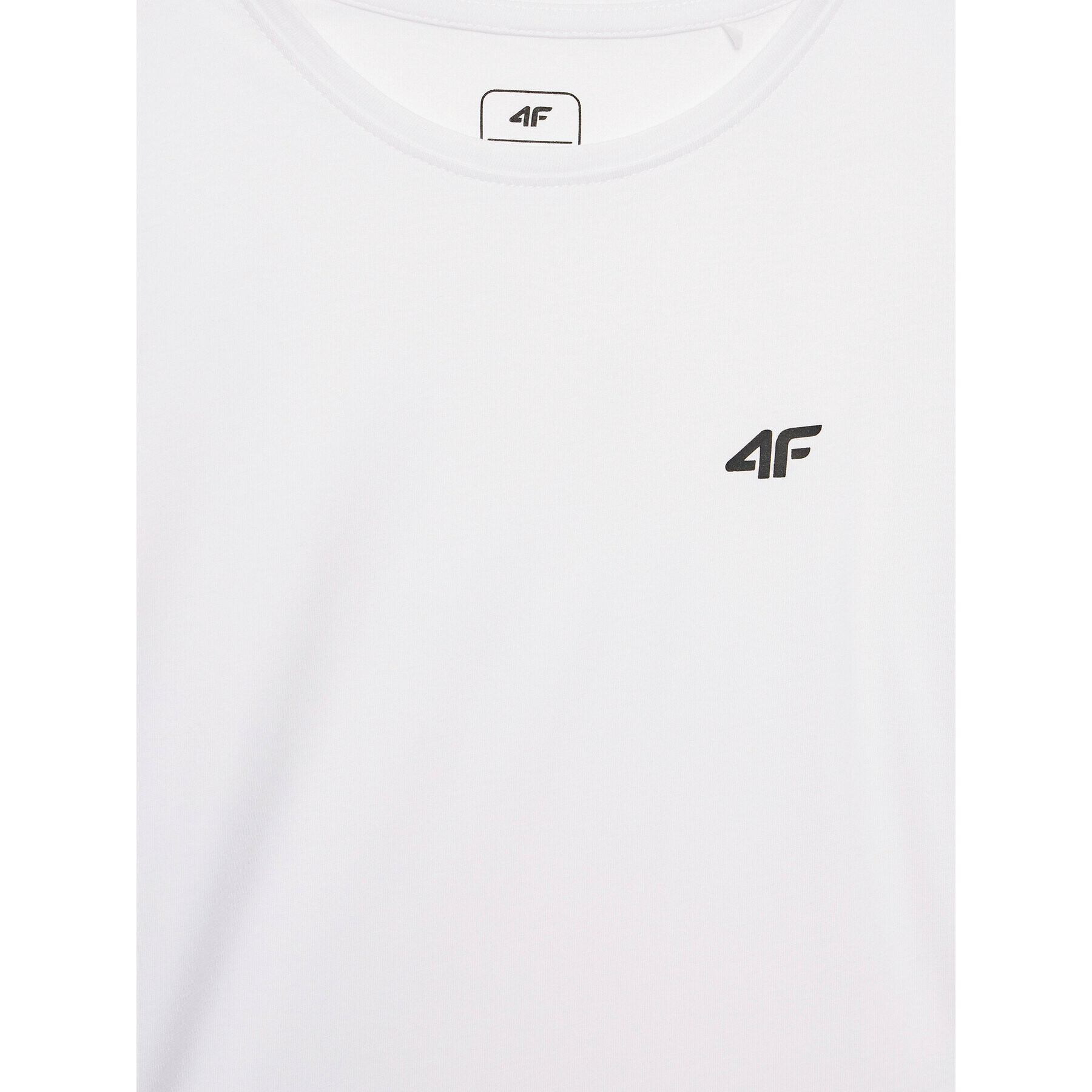 4F Тишърт JSS23TTSHF279 Бял Regular Fit - Pepit.bg
