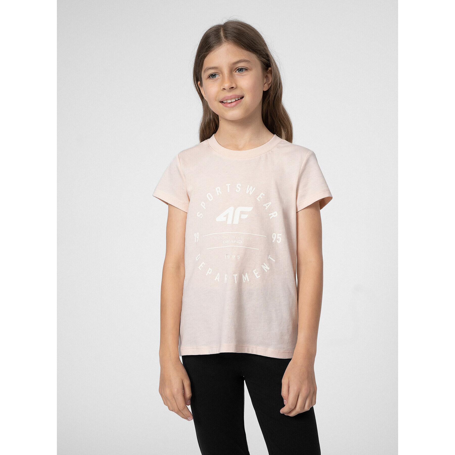 4F Тишърт JSS23TTSHF280 Бежов Regular Fit - Pepit.bg