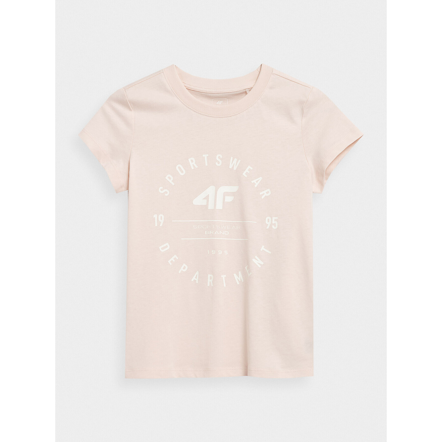 4F Тишърт JSS23TTSHF280 Бежов Regular Fit - Pepit.bg