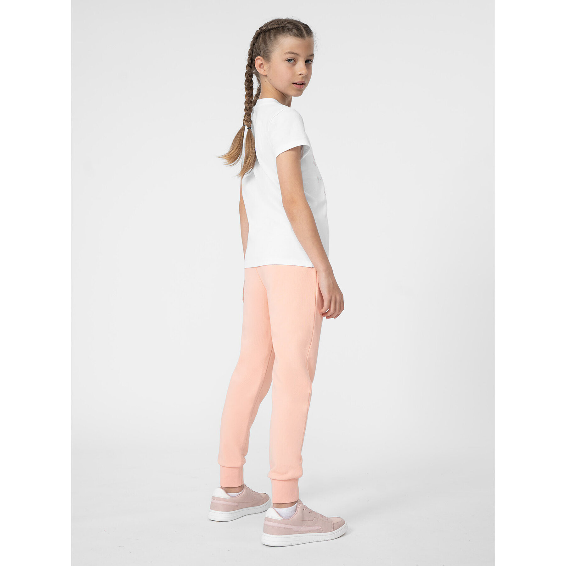 4F Тишърт JSS23TTSHF280 Бял Regular Fit - Pepit.bg