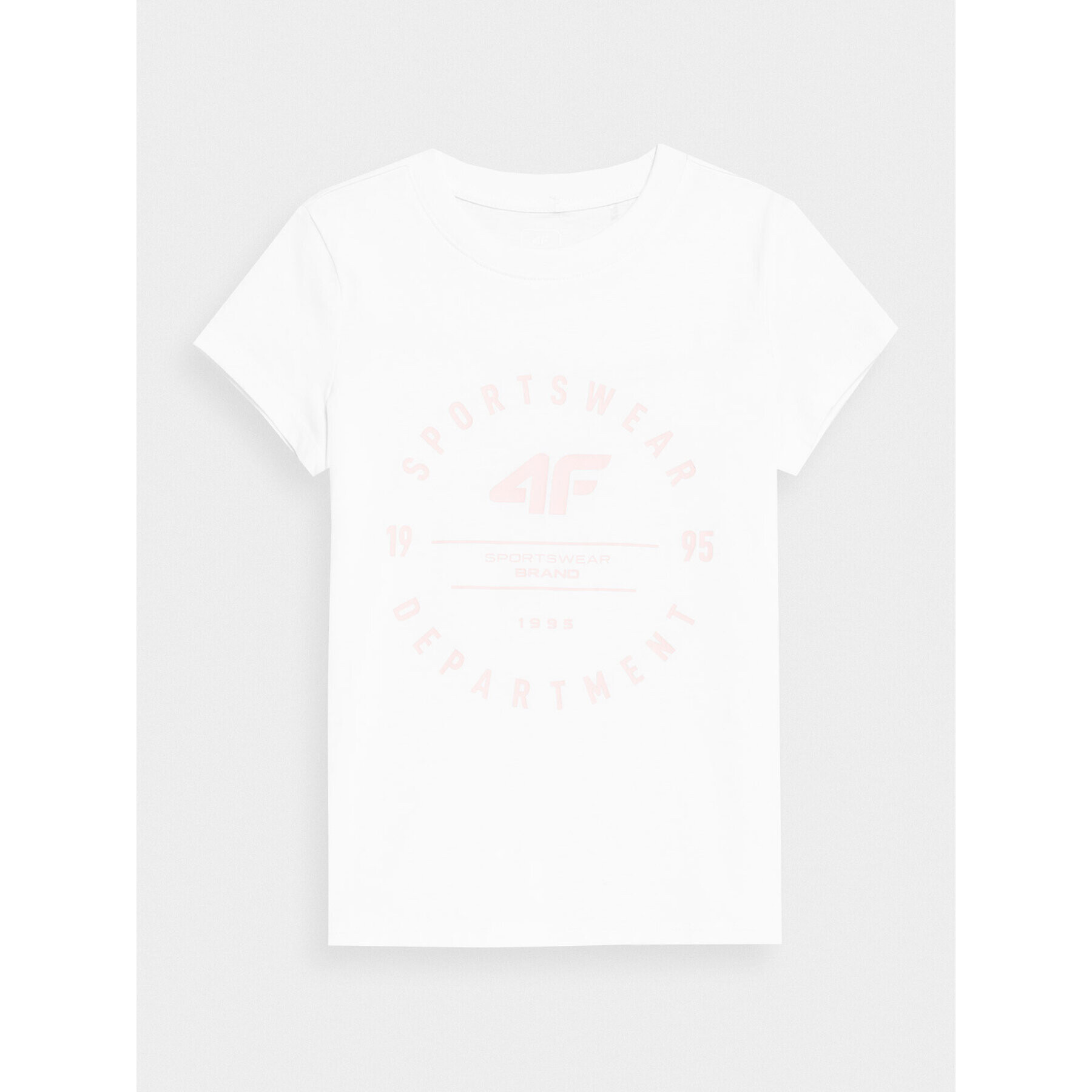 4F Тишърт JSS23TTSHF280 Бял Regular Fit - Pepit.bg
