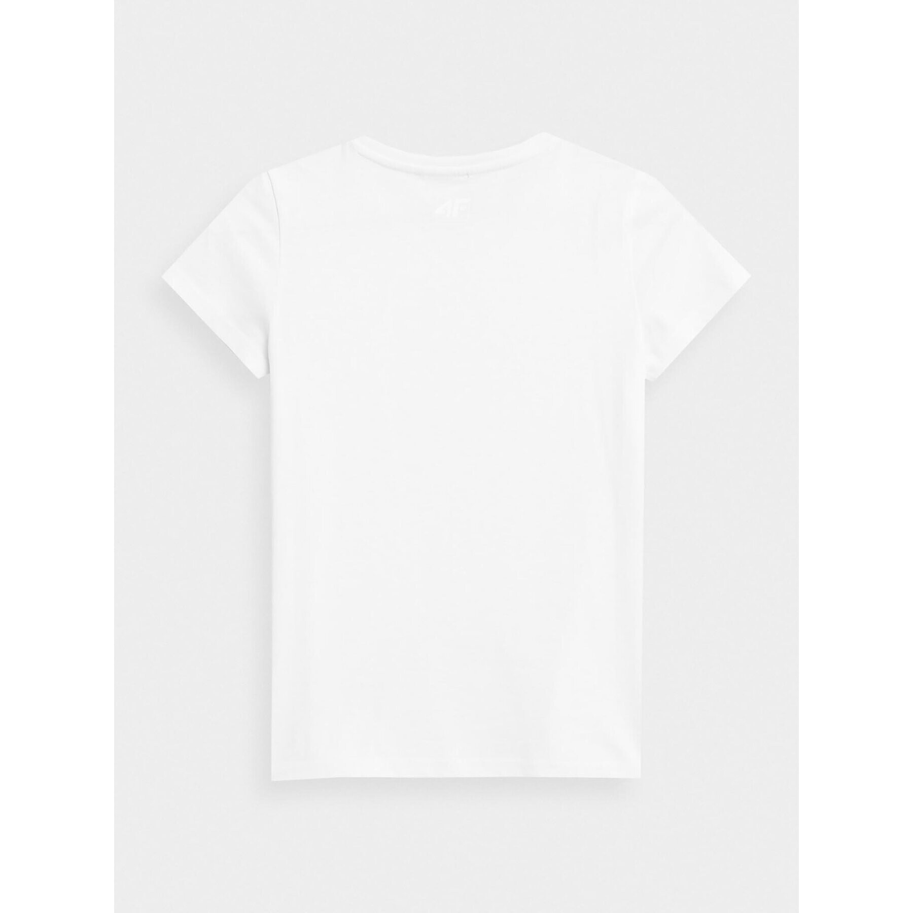 4F Тишърт JSS23TTSHF384 Бял Regular Fit - Pepit.bg