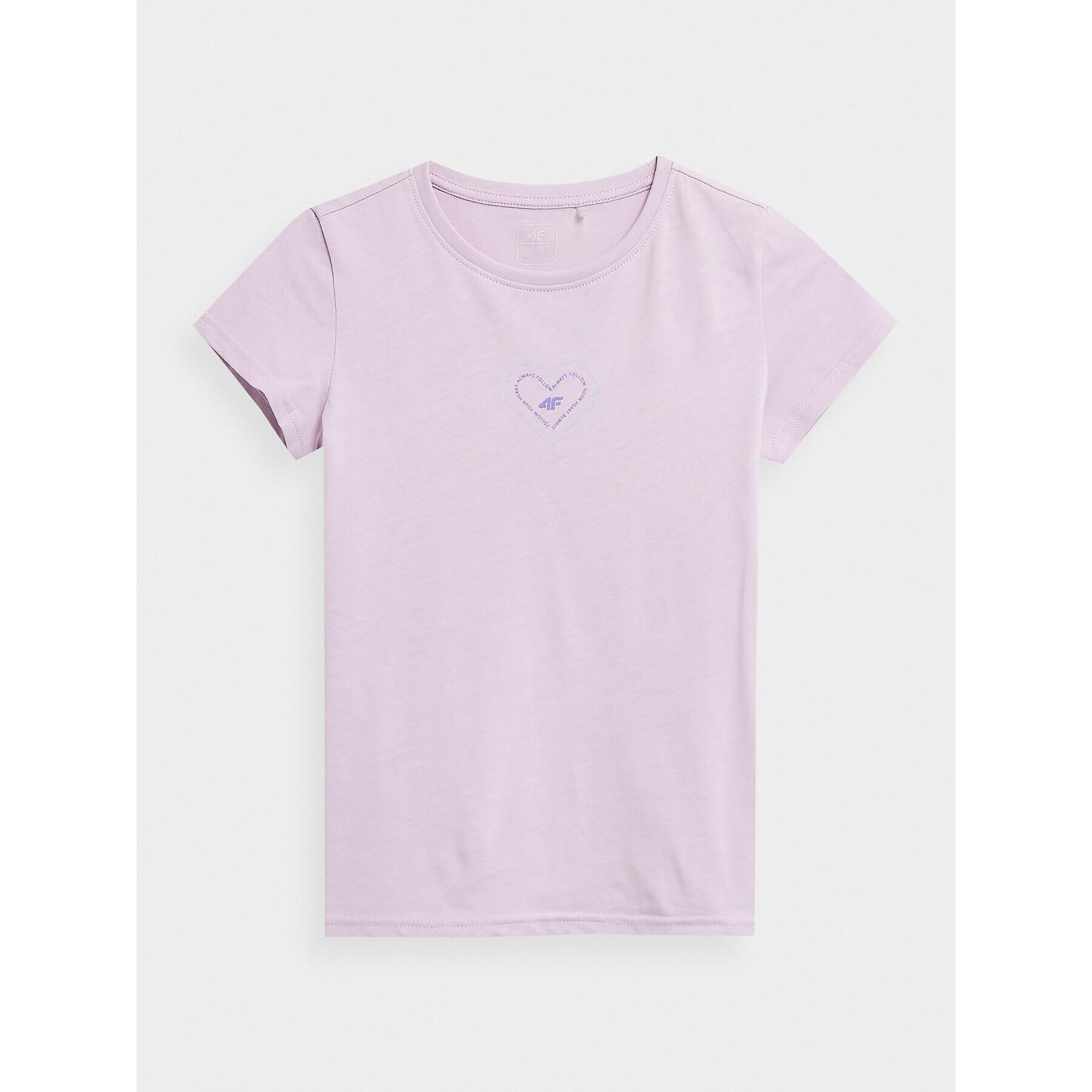 4F Тишърт JSS23TTSHF384 Виолетов Regular Fit - Pepit.bg