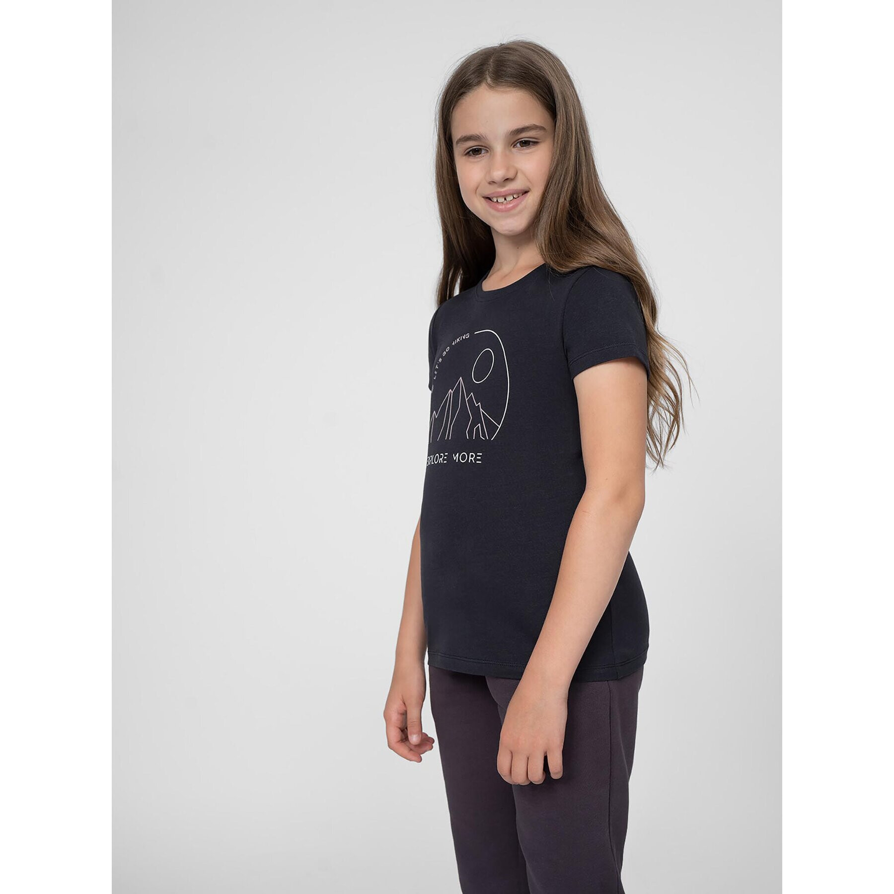 4F Тишърт JSS23TTSHF387 Тъмносин Regular Fit - Pepit.bg