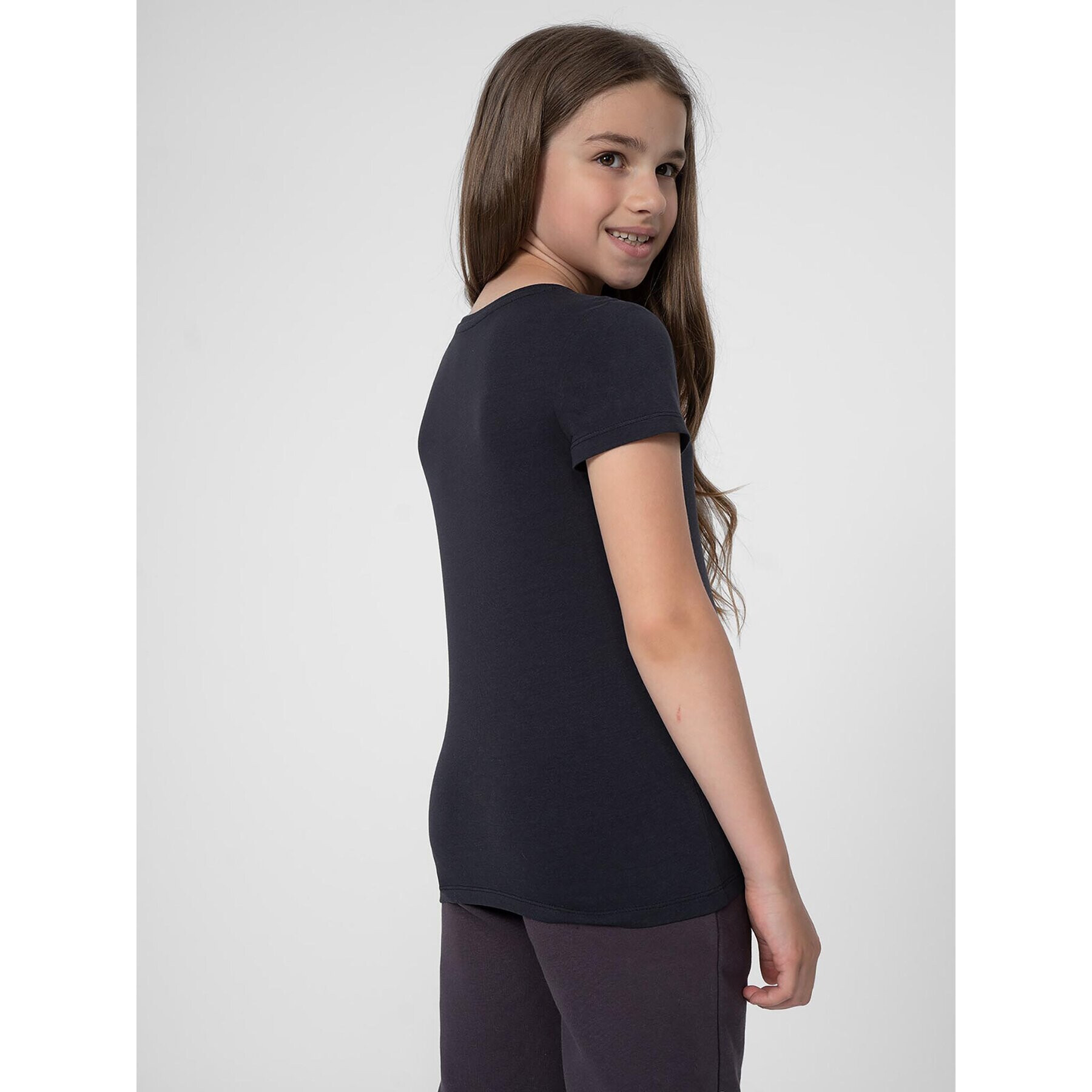 4F Тишърт JSS23TTSHF387 Тъмносин Regular Fit - Pepit.bg