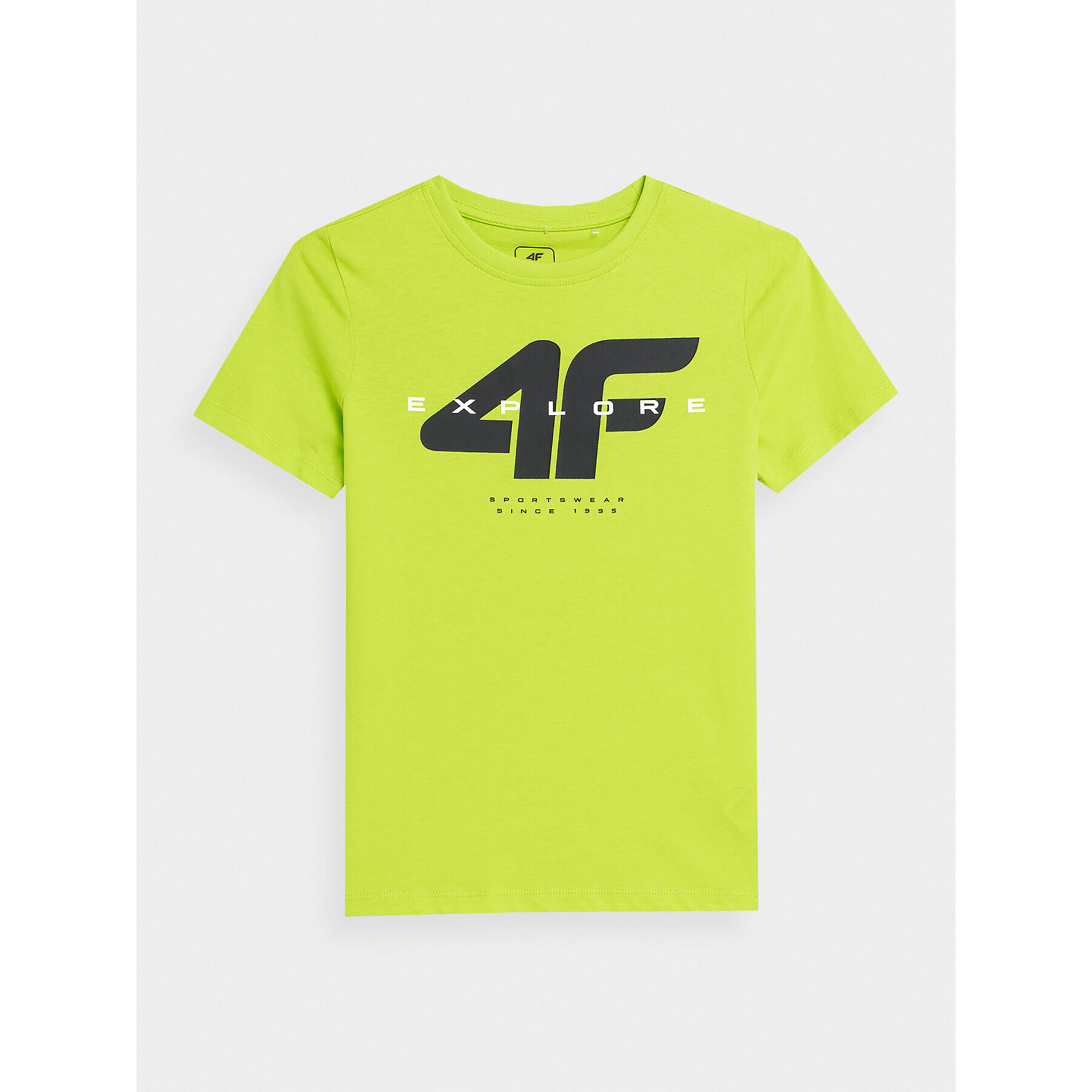 4F Тишърт JSS23TTSHM290 Зелен Regular Fit - Pepit.bg