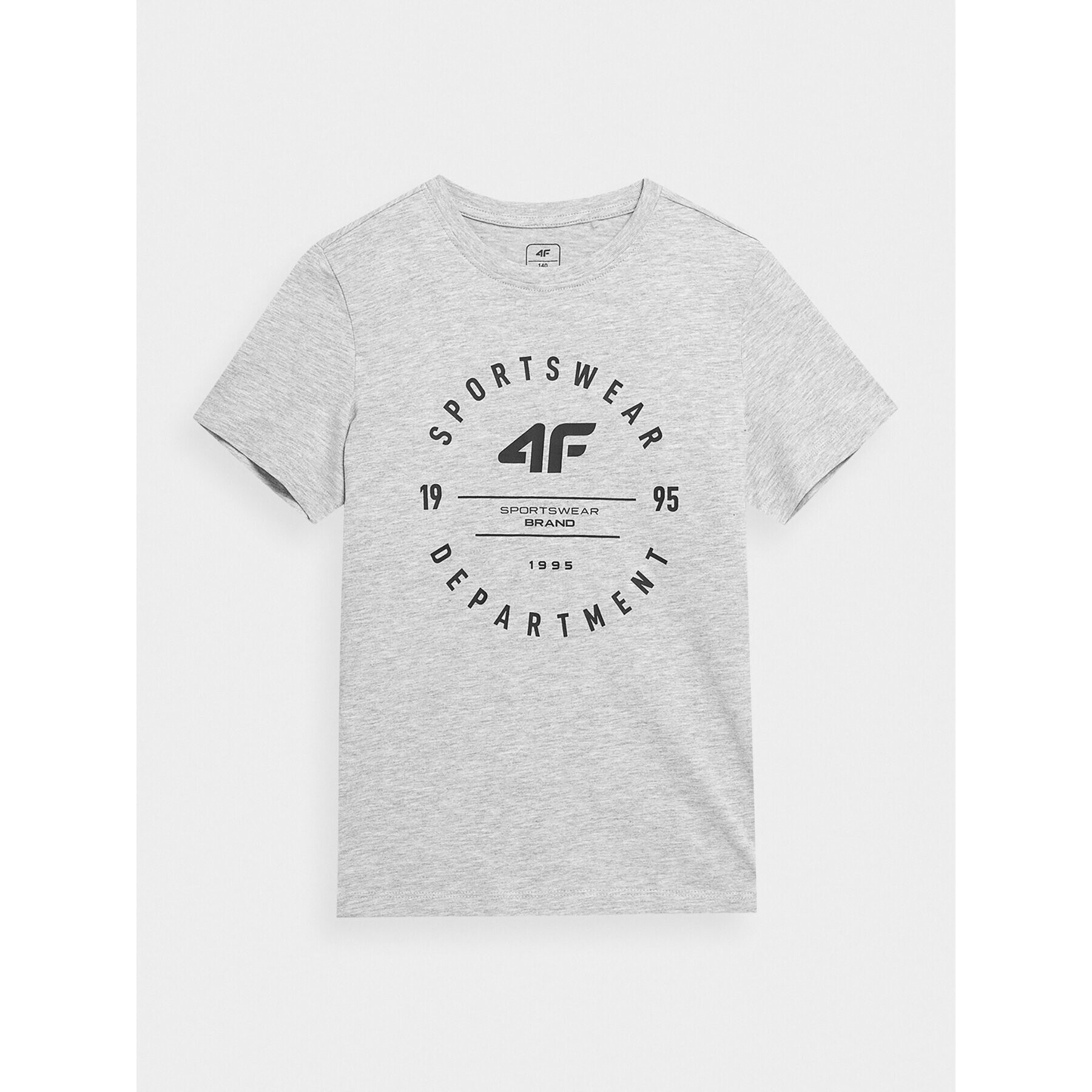 4F Тишърт JSS23TTSHM294 Сив Regular Fit - Pepit.bg