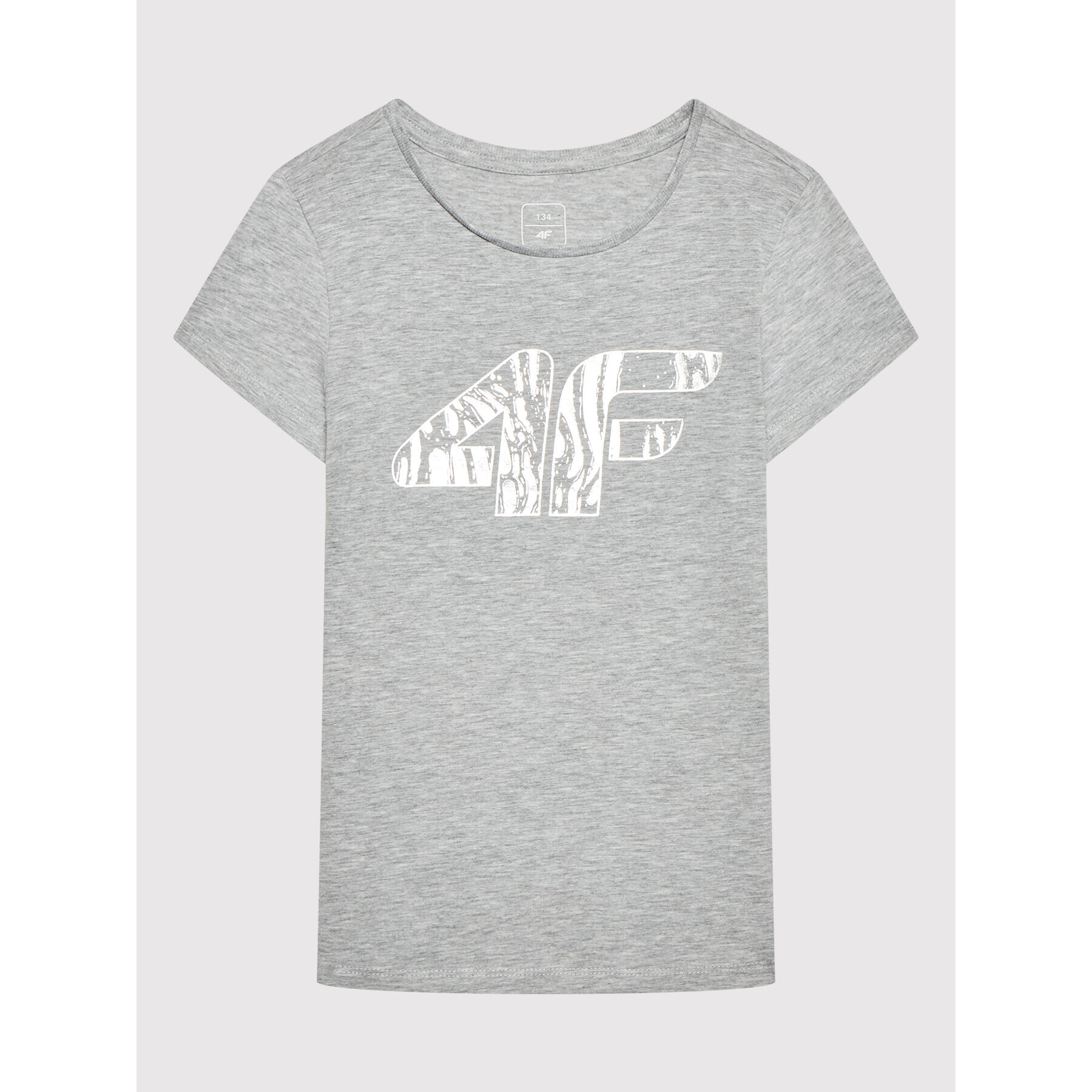 4F Тишърт JTSD009 Сив Regular Fit - Pepit.bg