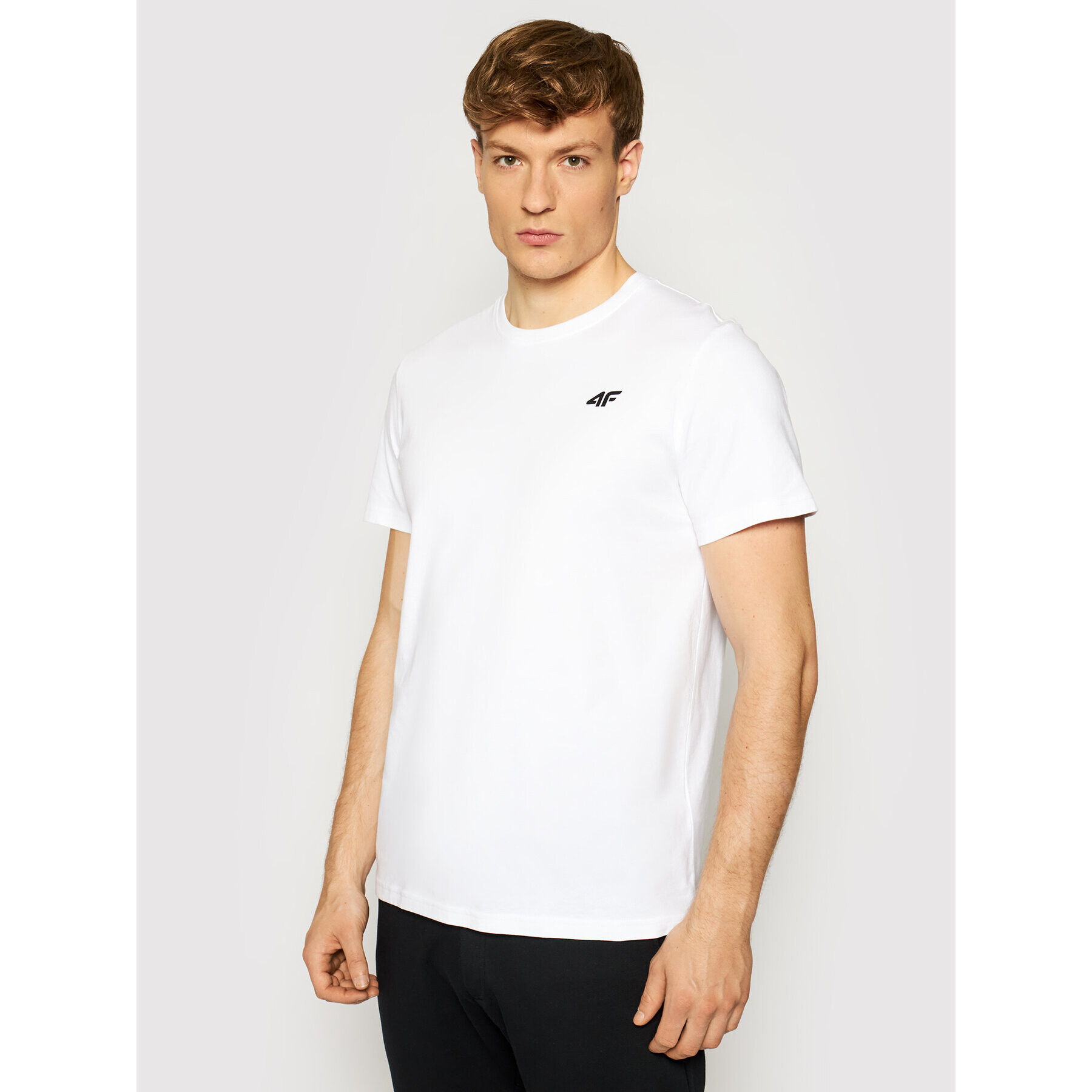 4F Тишърт NOSH4-TSM003 Бял Regular Fit - Pepit.bg