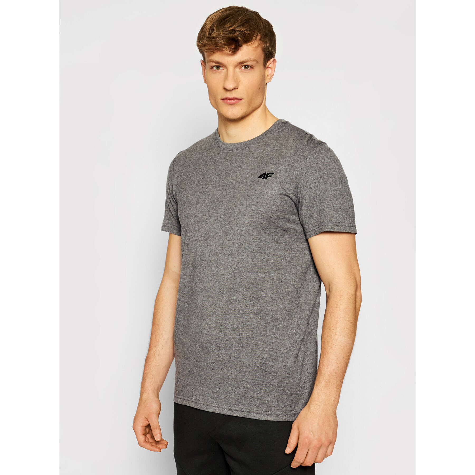 4F Тишърт NOSH4-TSM003 Сив Regular Fit - Pepit.bg