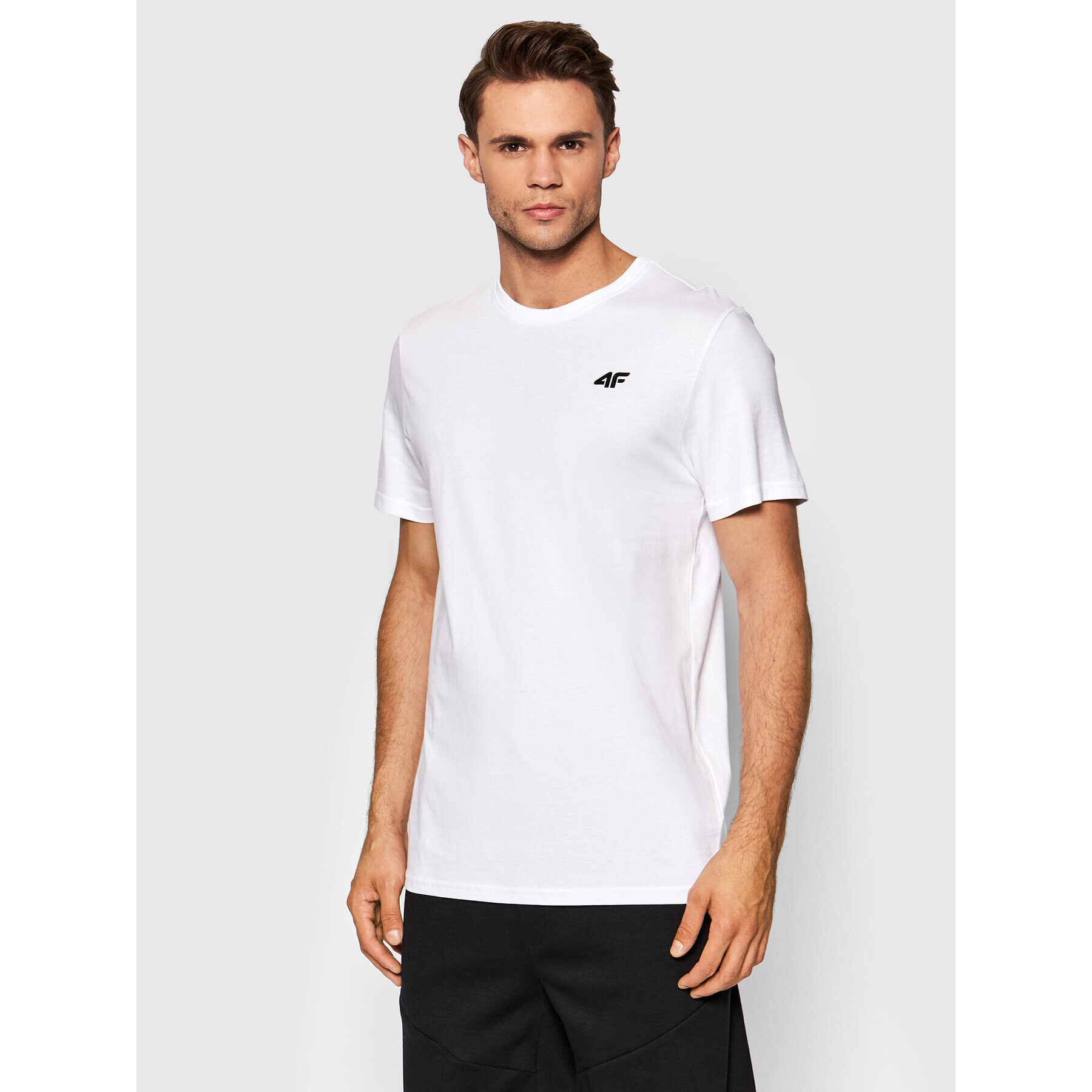 4F Тишърт NOSH4-TSM352 Бял Regular Fit - Pepit.bg