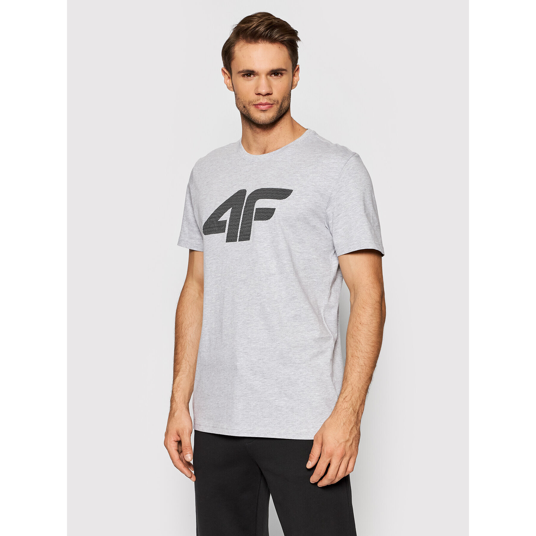 4F Тишърт NOSH4-TSM353 Сив Regular Fit - Pepit.bg
