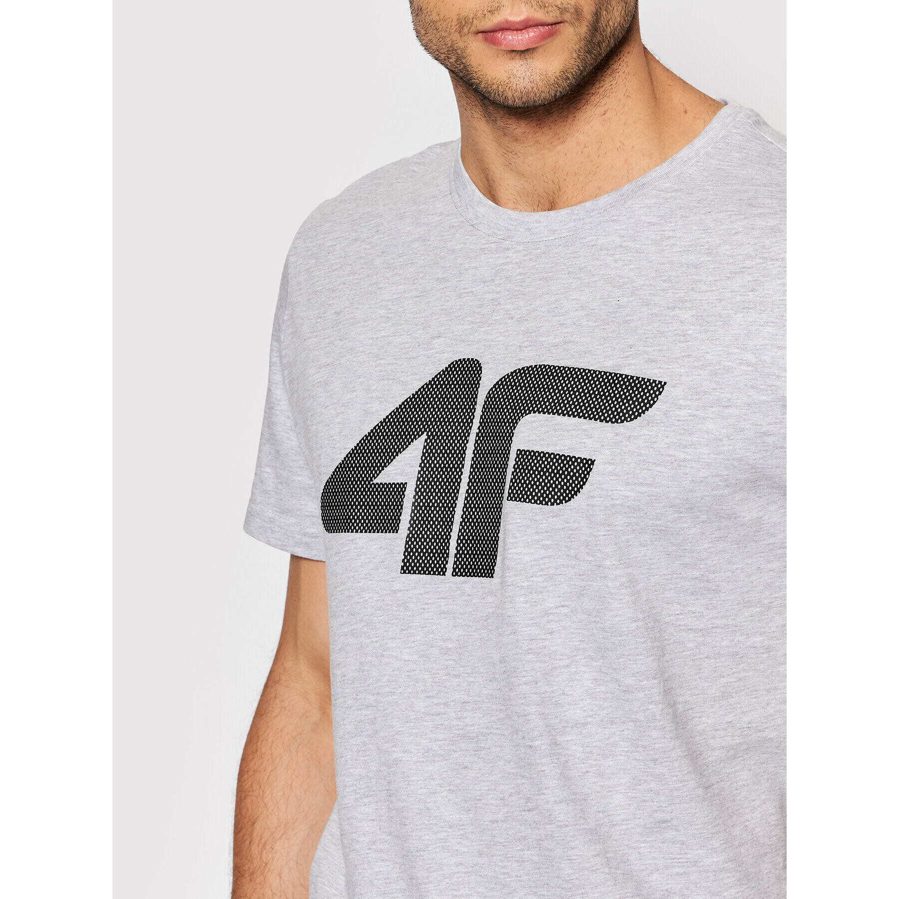 4F Тишърт NOSH4-TSM353 Сив Regular Fit - Pepit.bg