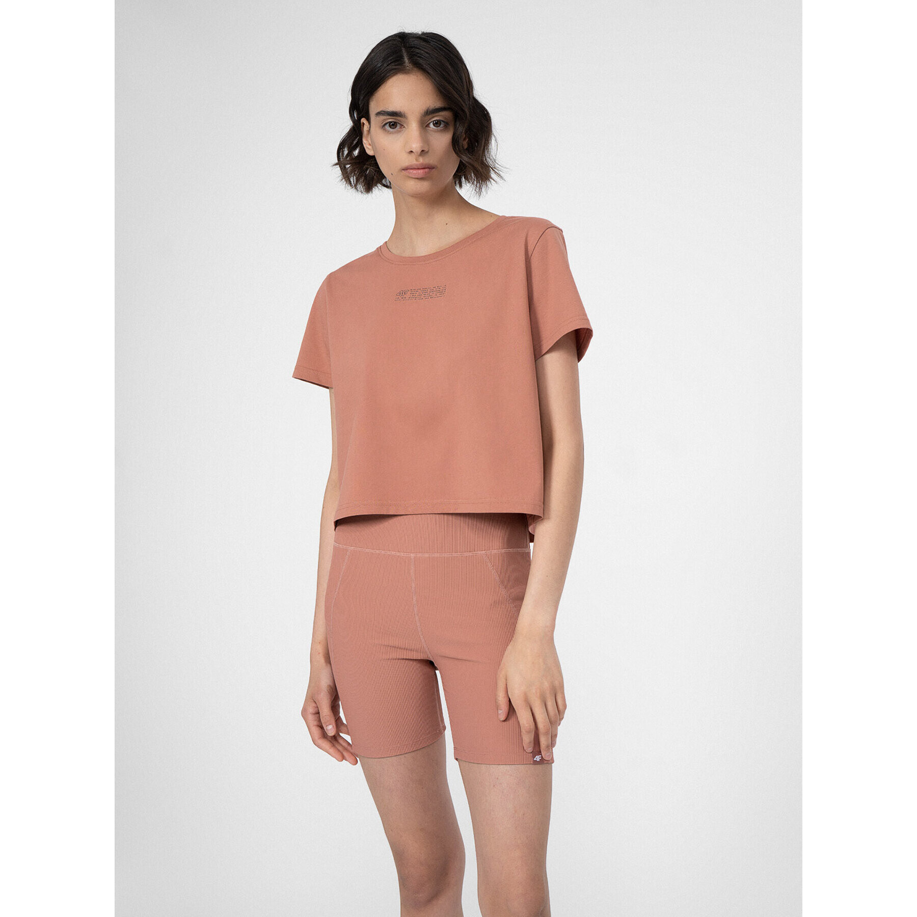 4F Тишърт SS23TTSHF333 Розов Regular Fit - Pepit.bg