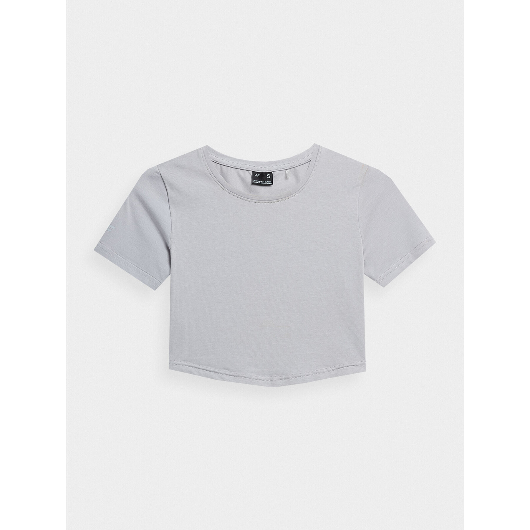 4F Тишърт SS23TTSHF345 Сив Slim Fit - Pepit.bg