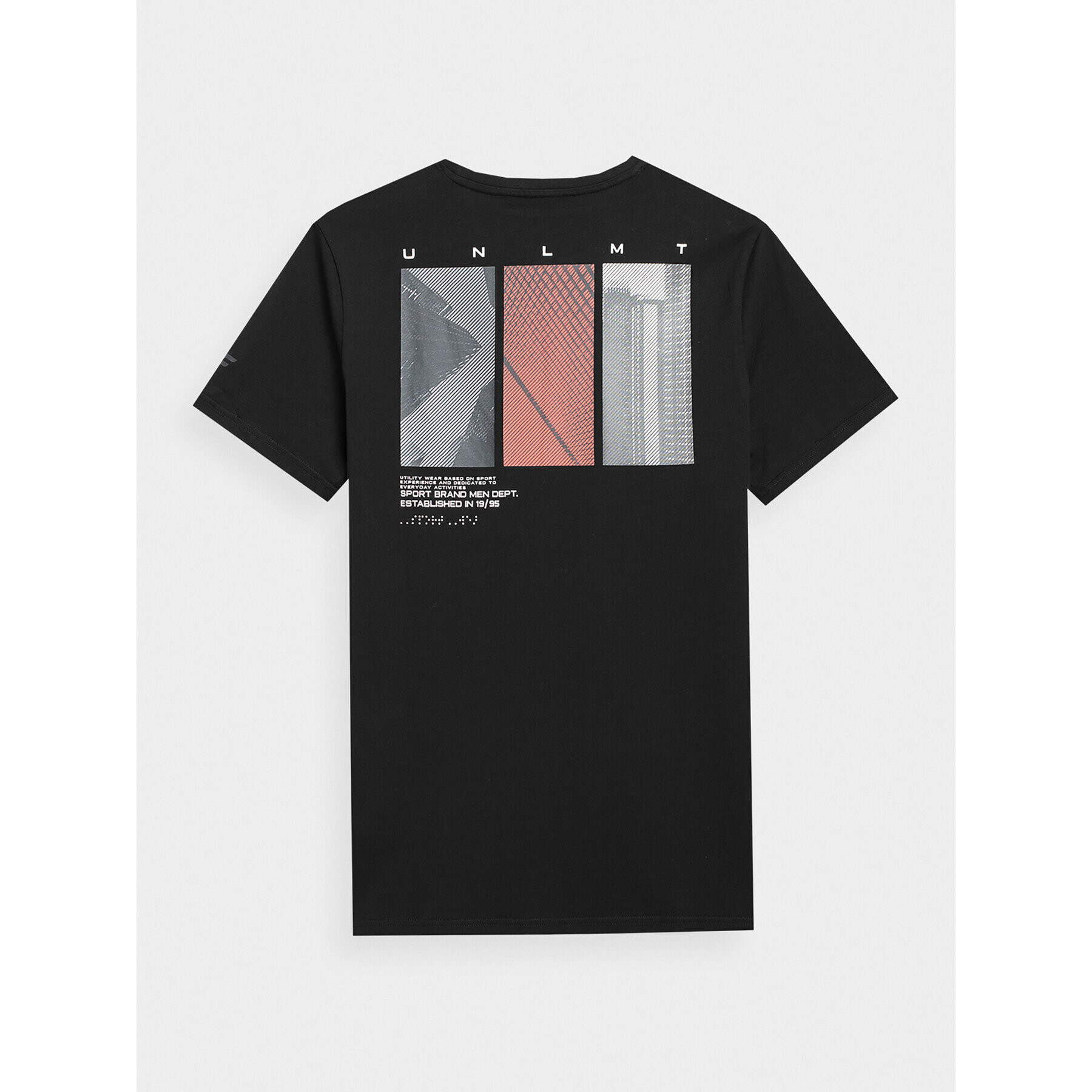 4F Тишърт SS23TTSHM307 Черен Regular Fit - Pepit.bg