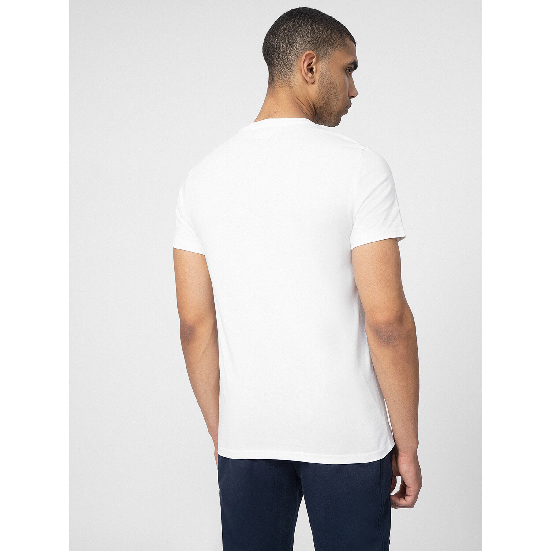 4F Тишърт SS23TTSHM311 Бял Regular Fit - Pepit.bg